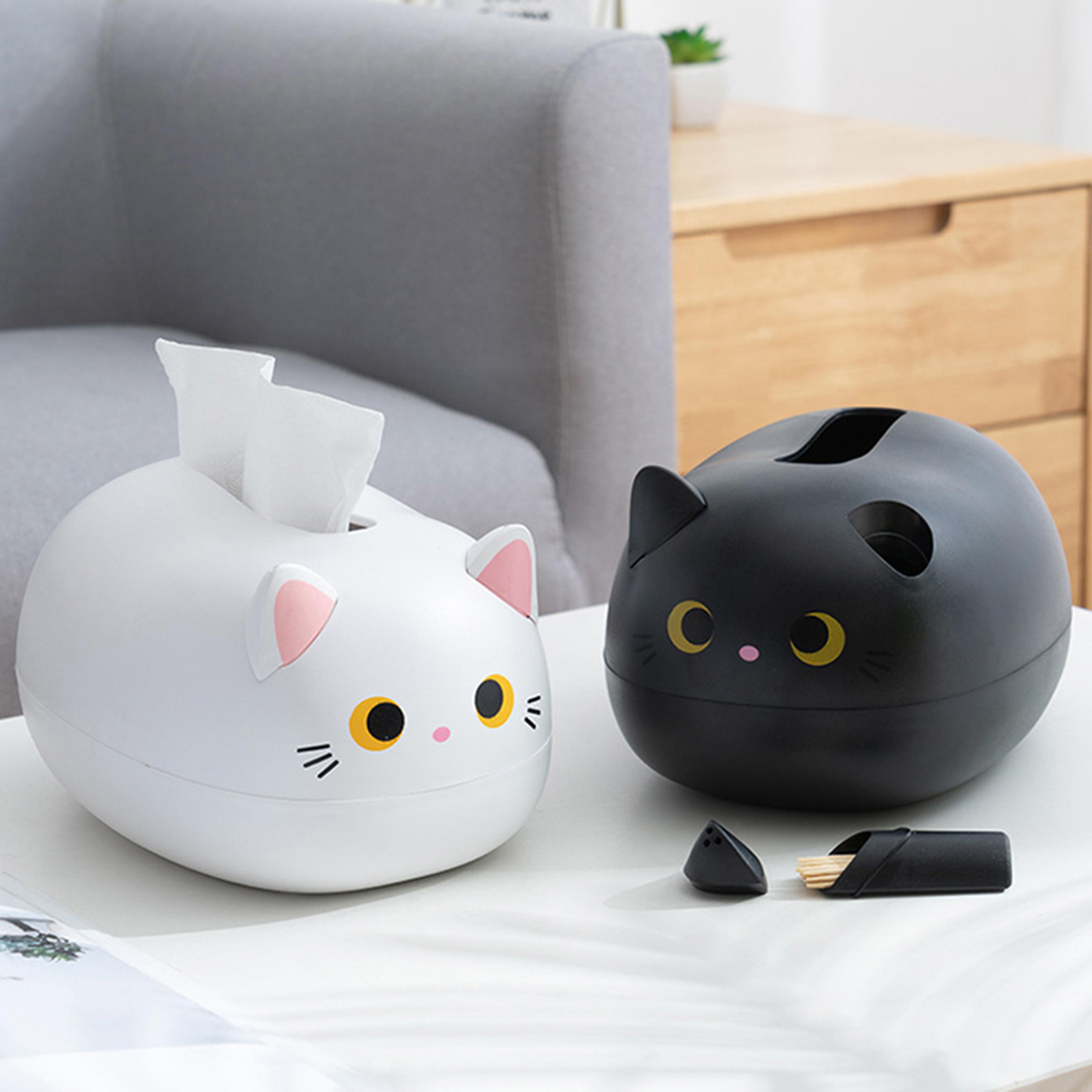Cute Cartoon Tissue Box Holder With Decorative Plastic Design For Home 1