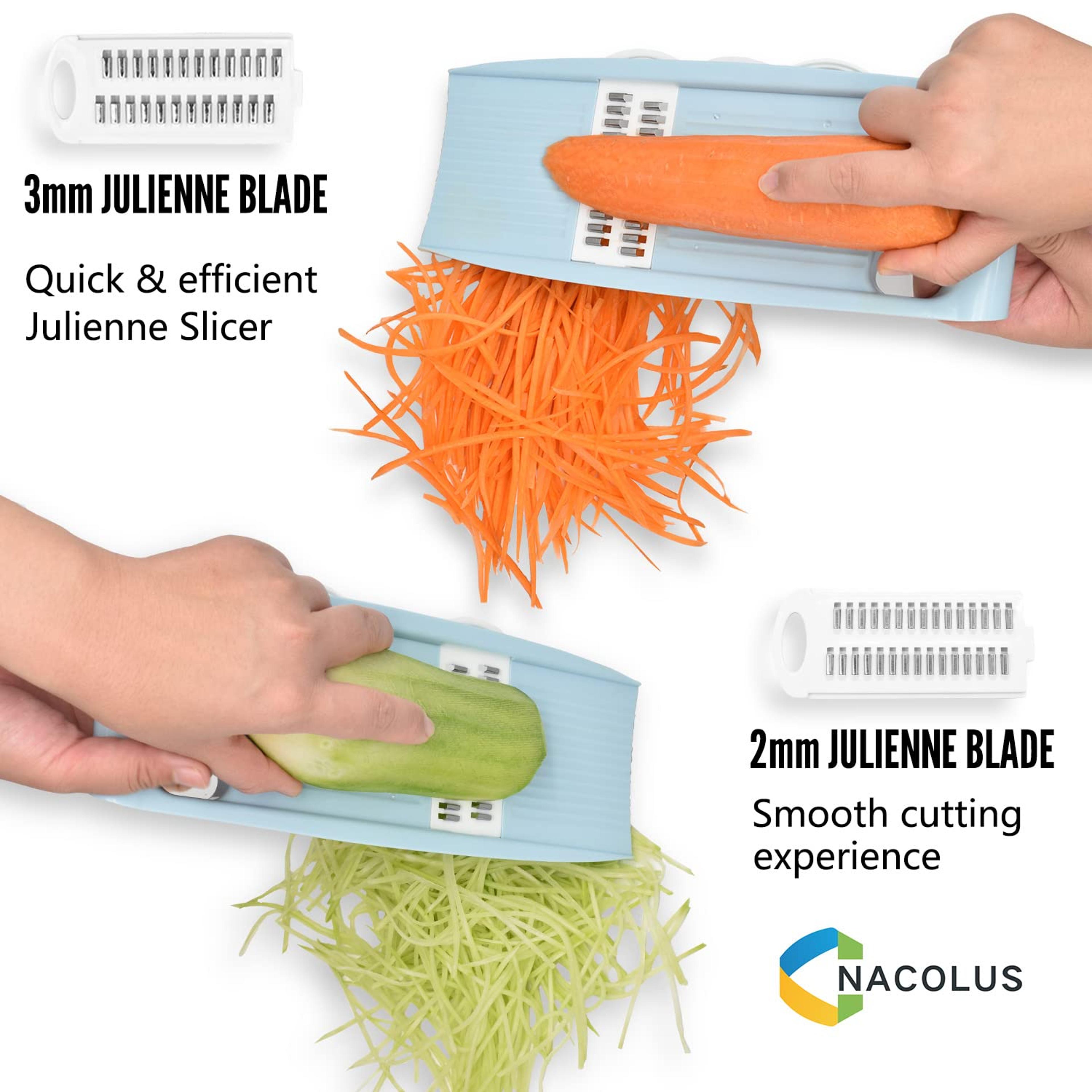 Multifunctional Manual Vegetable Slicer And Grater With Stainless Steel Blades 4