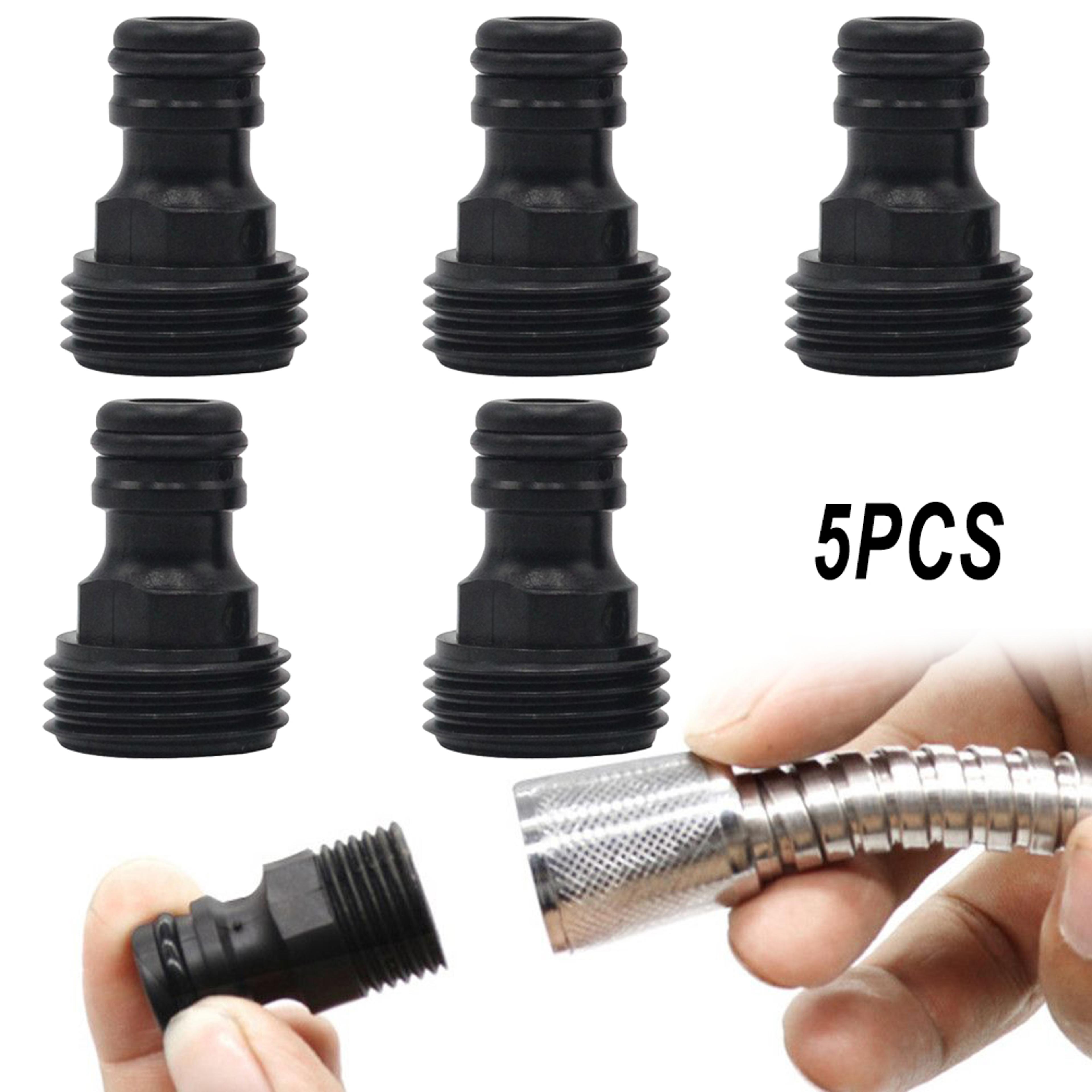 inch plastic threaded faucet adapters for garden water pipes