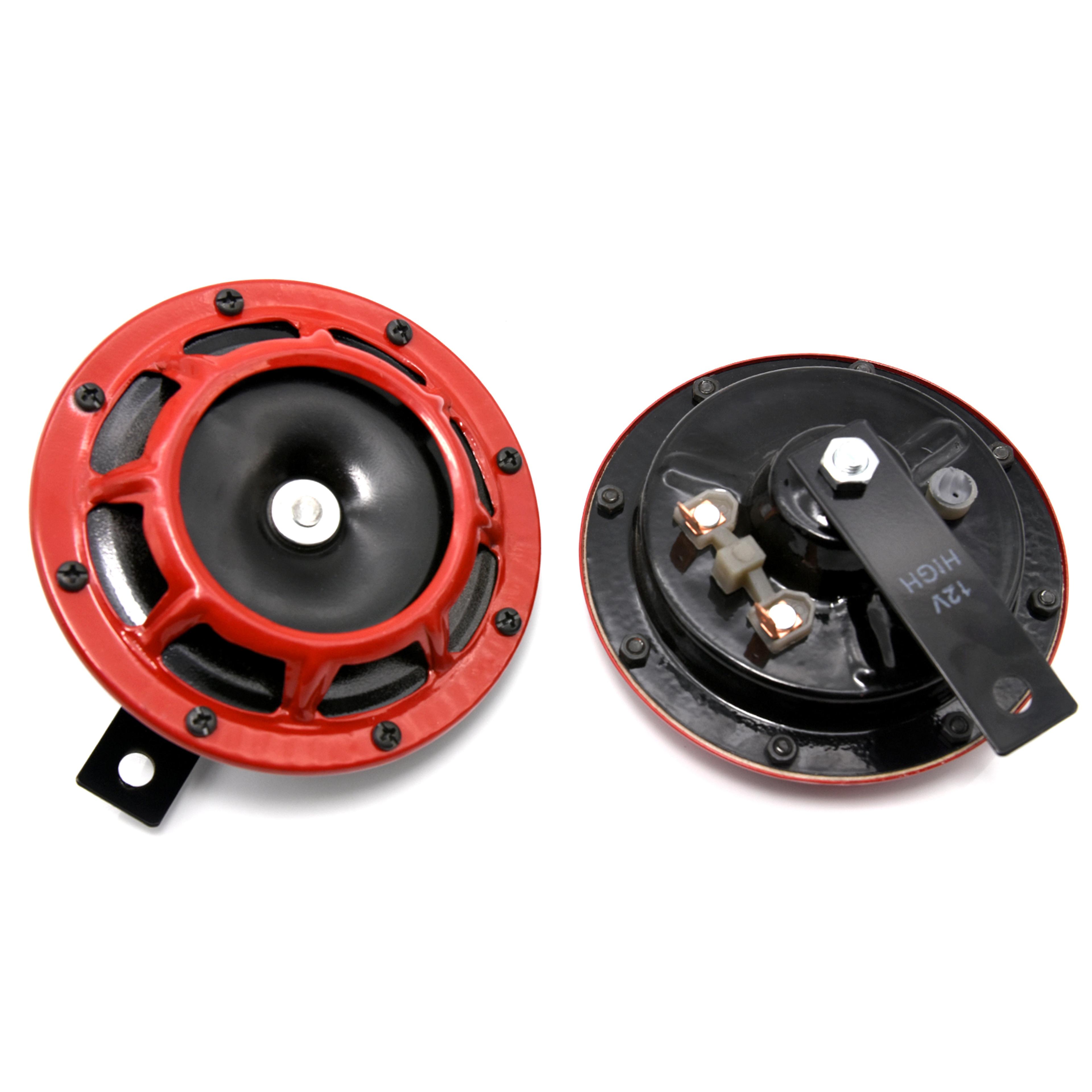 universal 12v car horn pair with 115 db loud sound for cars and motorcycles