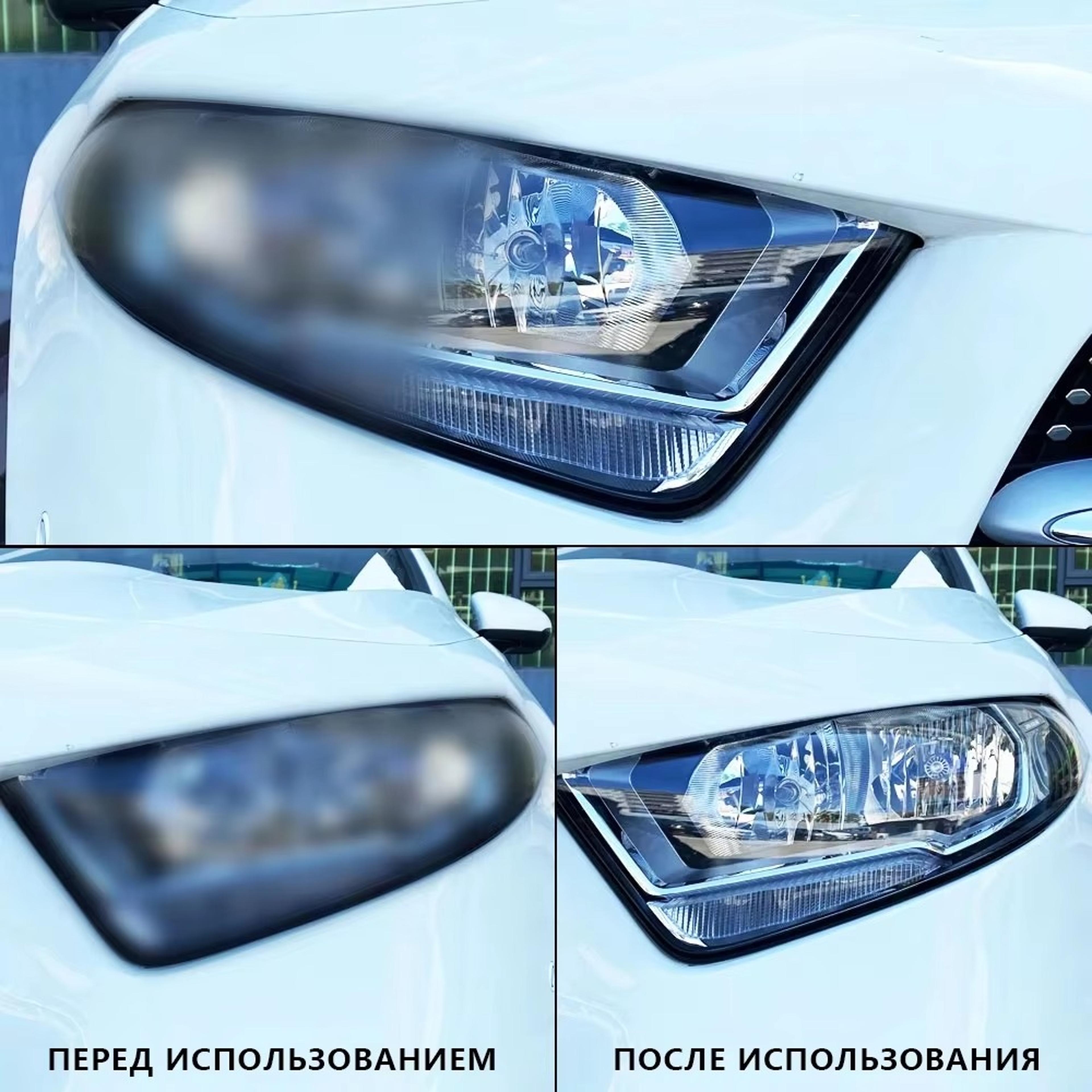 car headlight restoration kit for headlamp polishing and cleaning