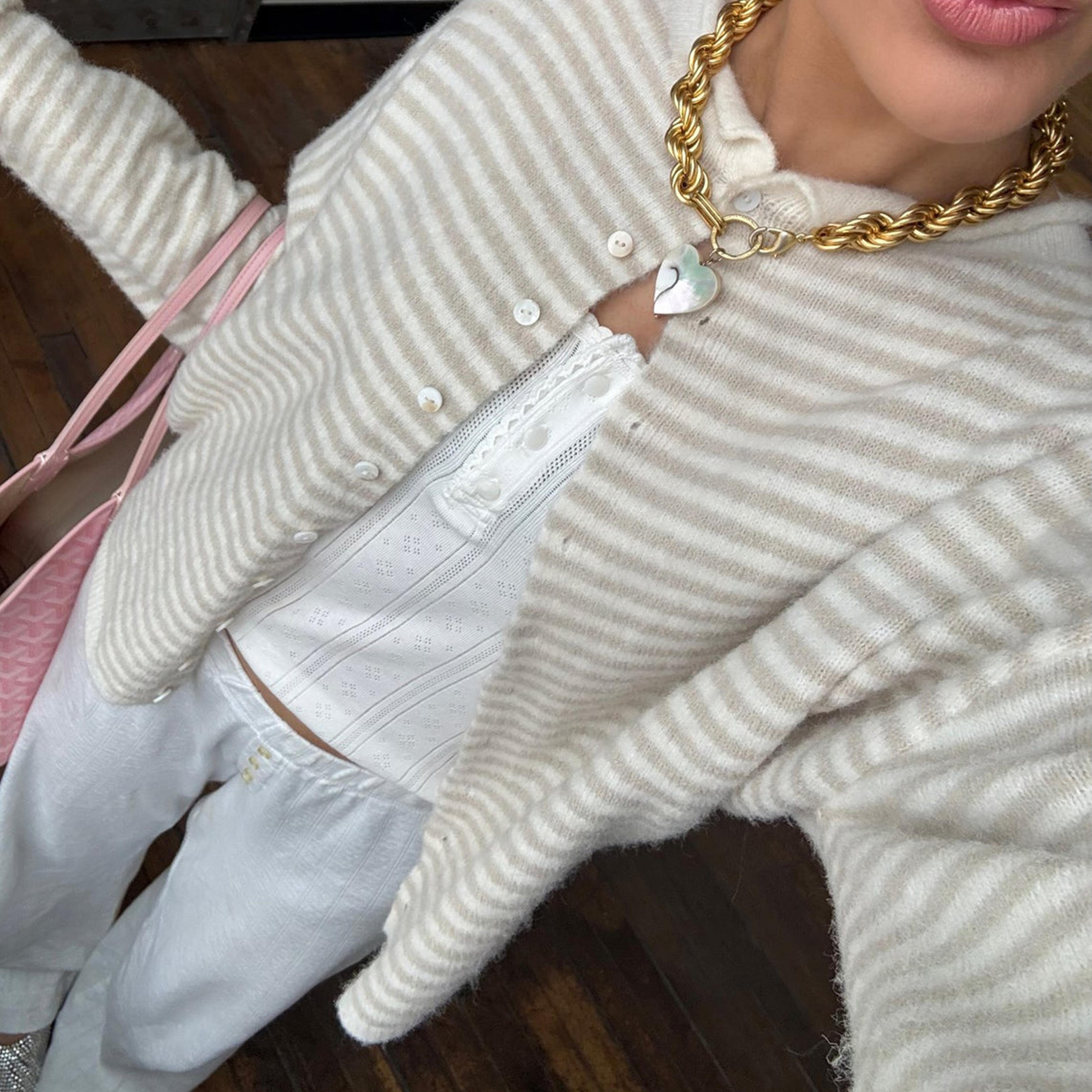 Womens Knit Cardigan With Long Sleeves And ButtonFront Closure 7