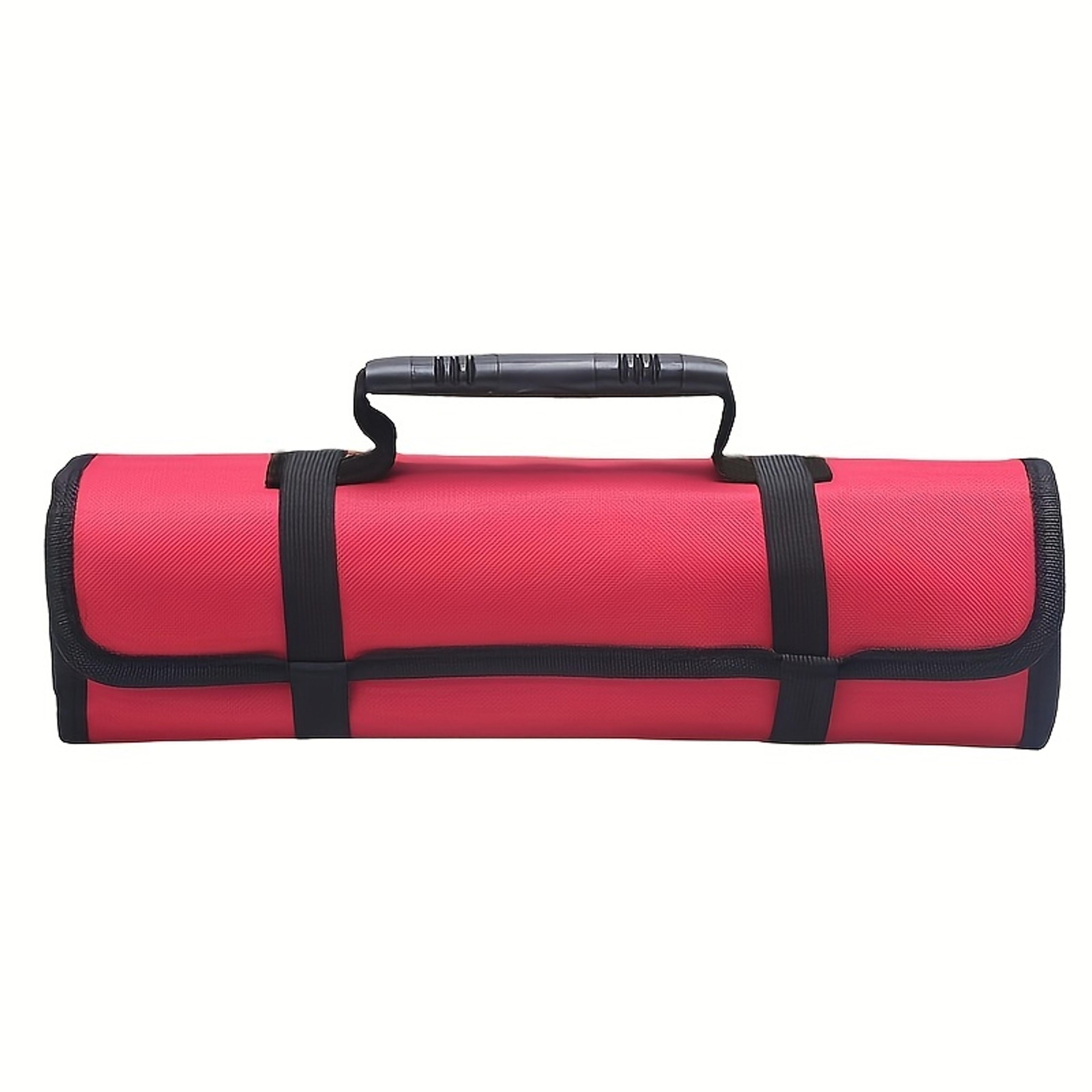 Pocket Folding Wrench Roll Organizer With Nylon Tool Storage Pouches 8