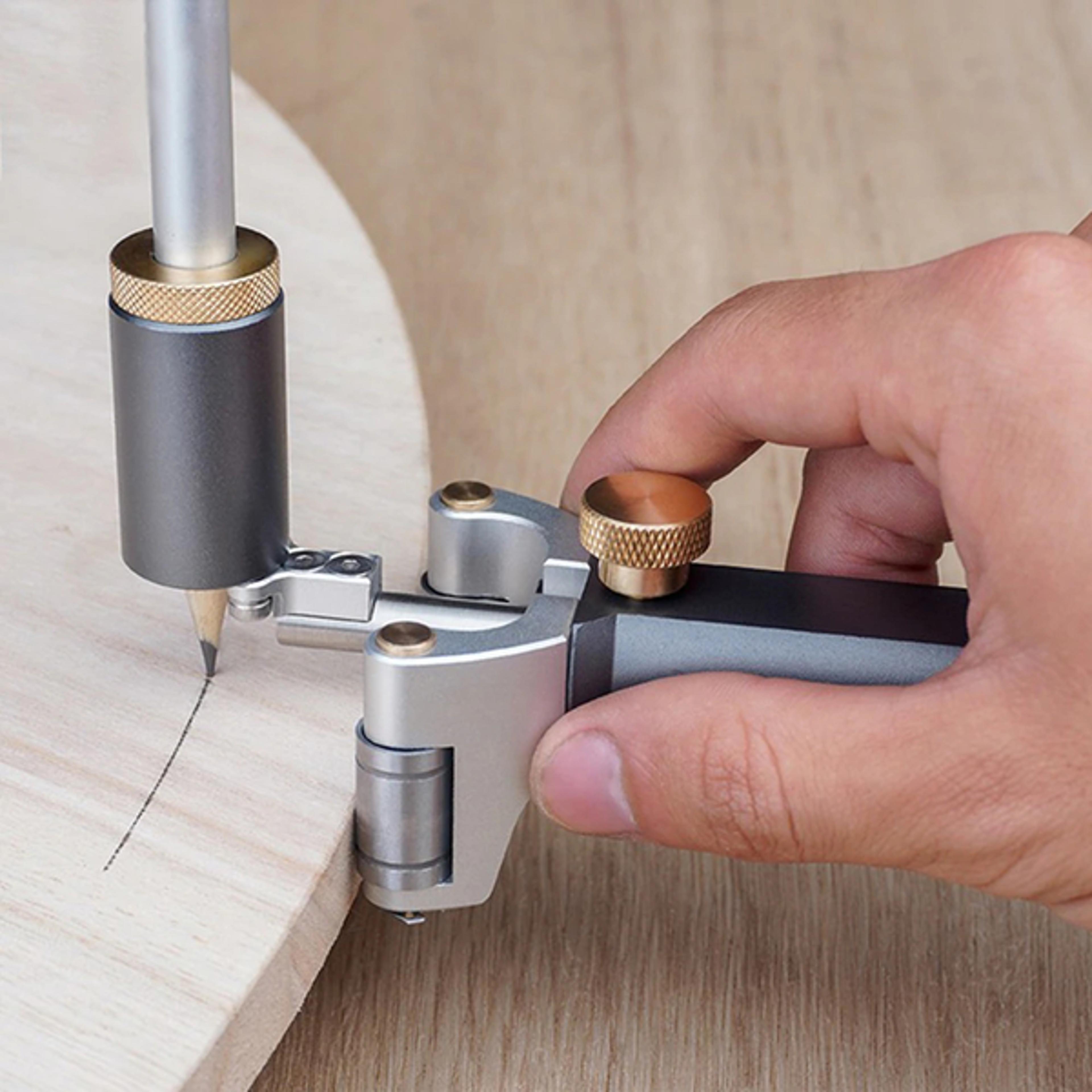 woodworking linear arc scriber tool