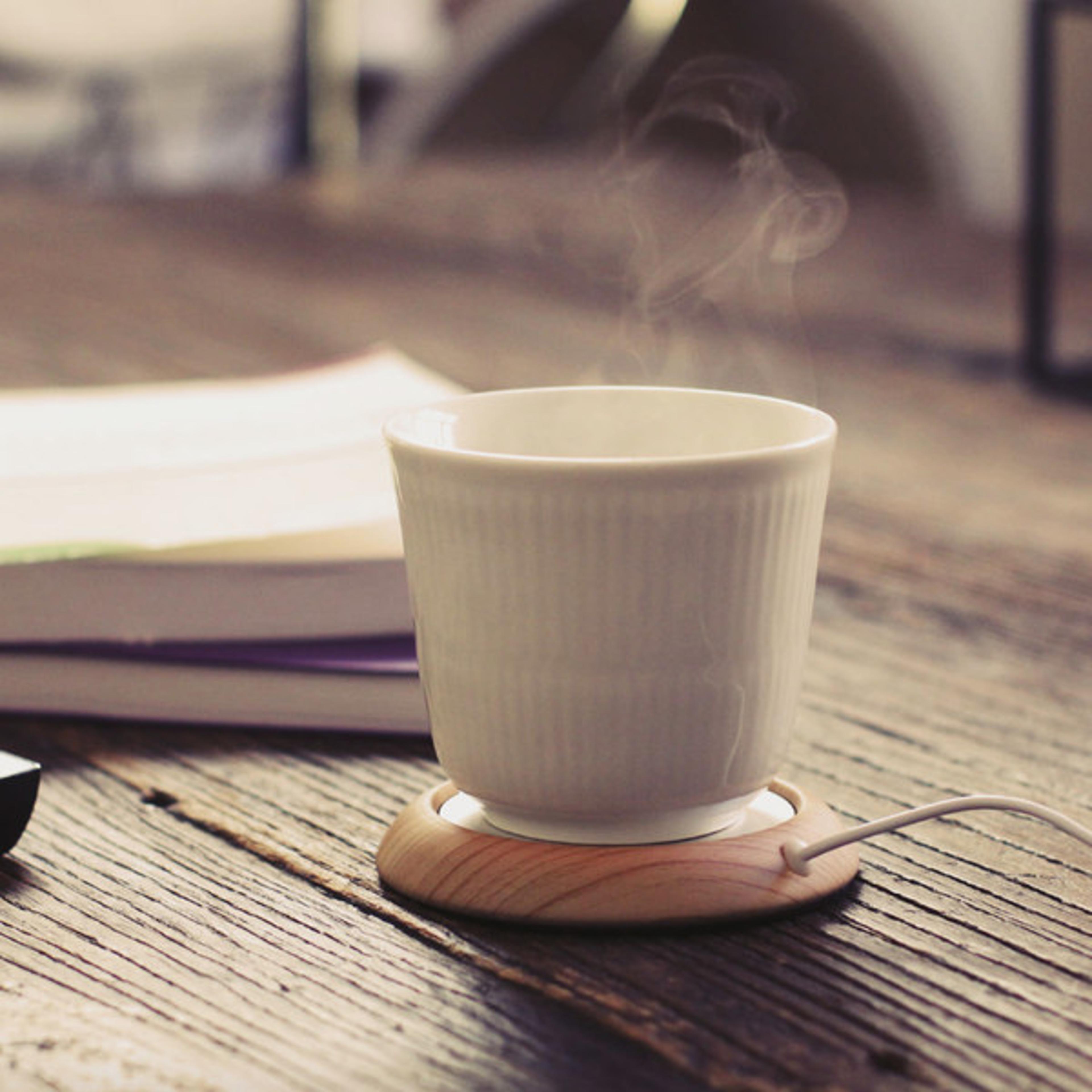 usb wooden drink warmer