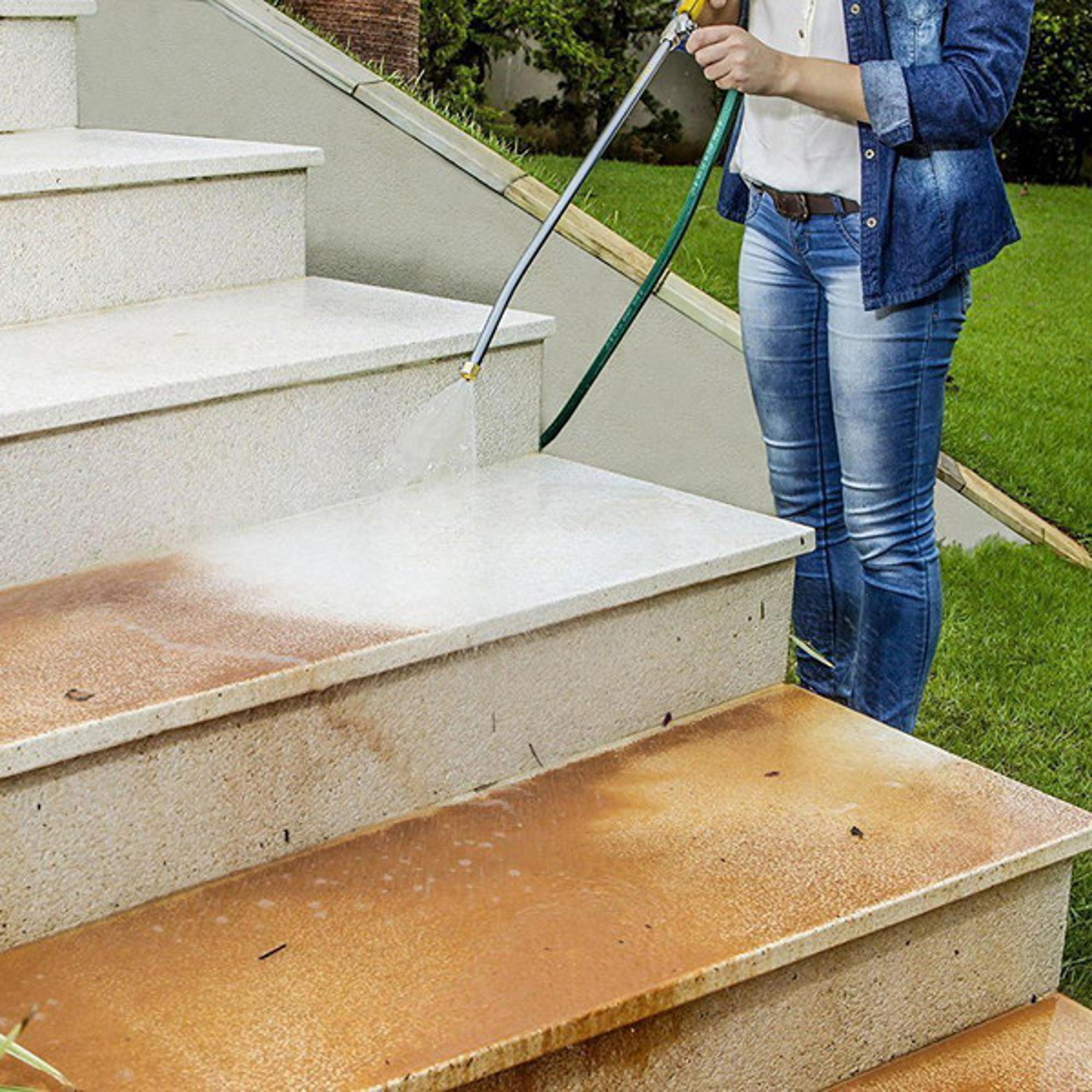 Hydro Jet High Pressure Power Washer - Stainless Steel, Flexible Nozzle, Easy Install for Efficient Cleaning 1