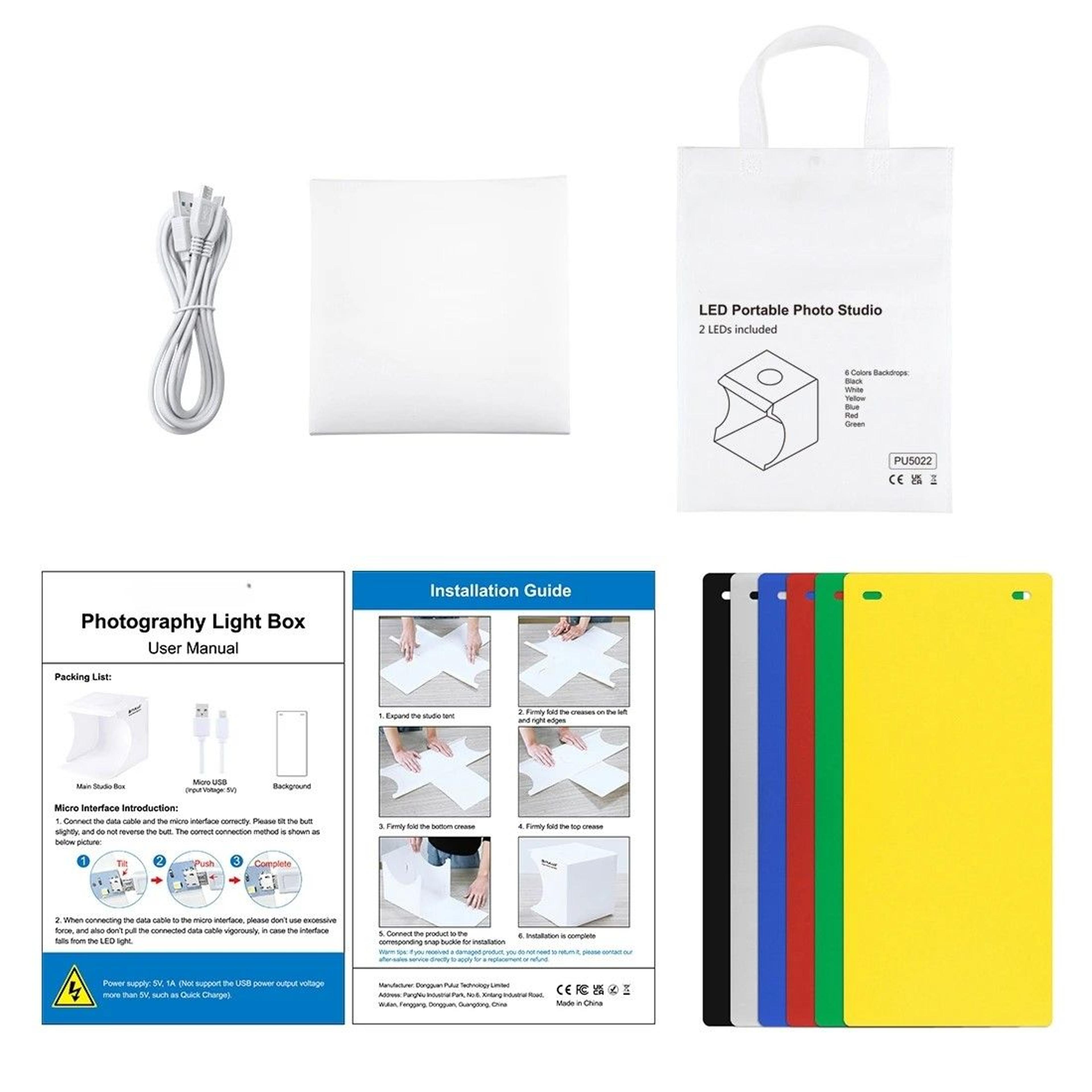 Studio Light Box for Small Items