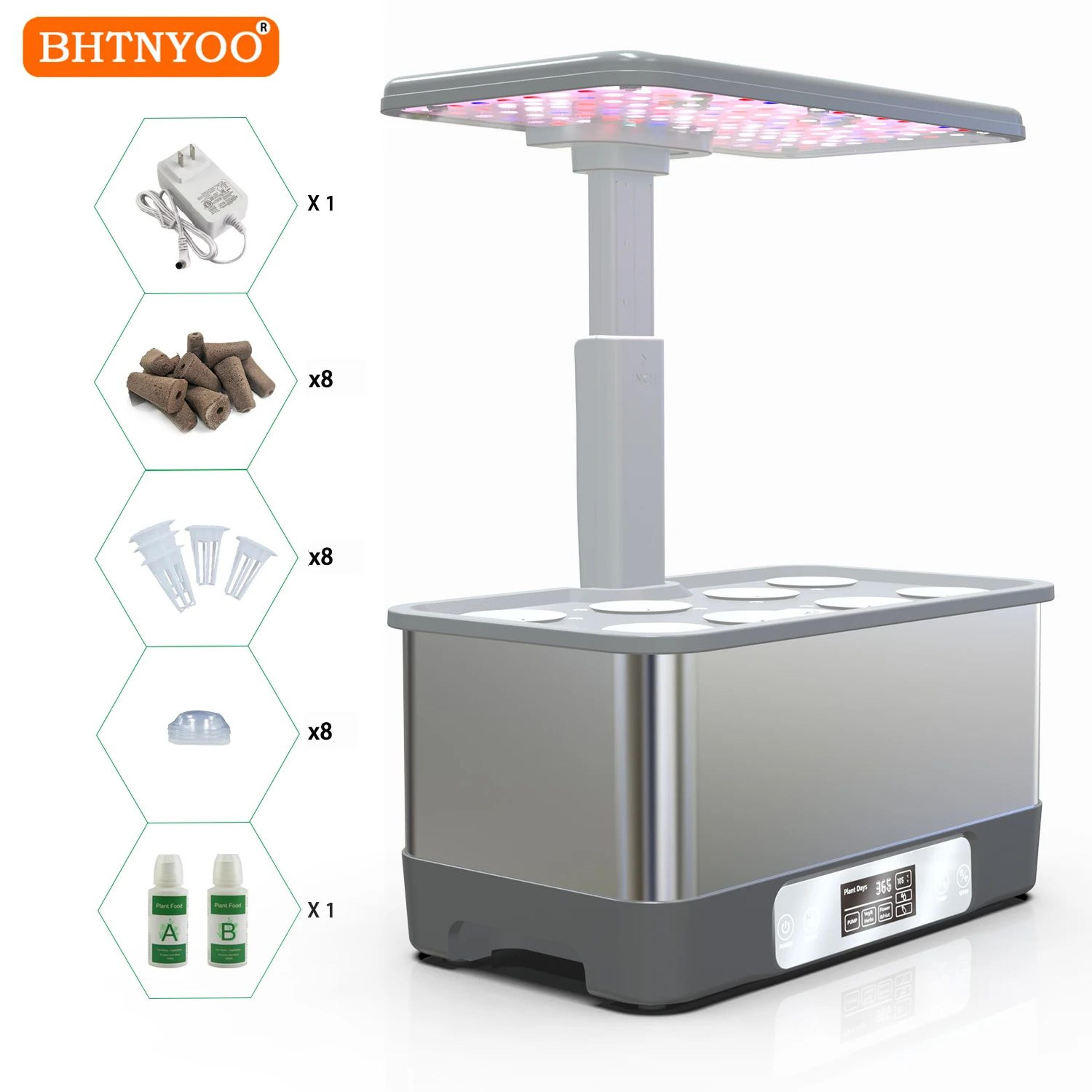 WiFi Indoor Garden Hydroponics Growing System Kit Herbs Soilless Planting Gardening Box With LED Gr 2