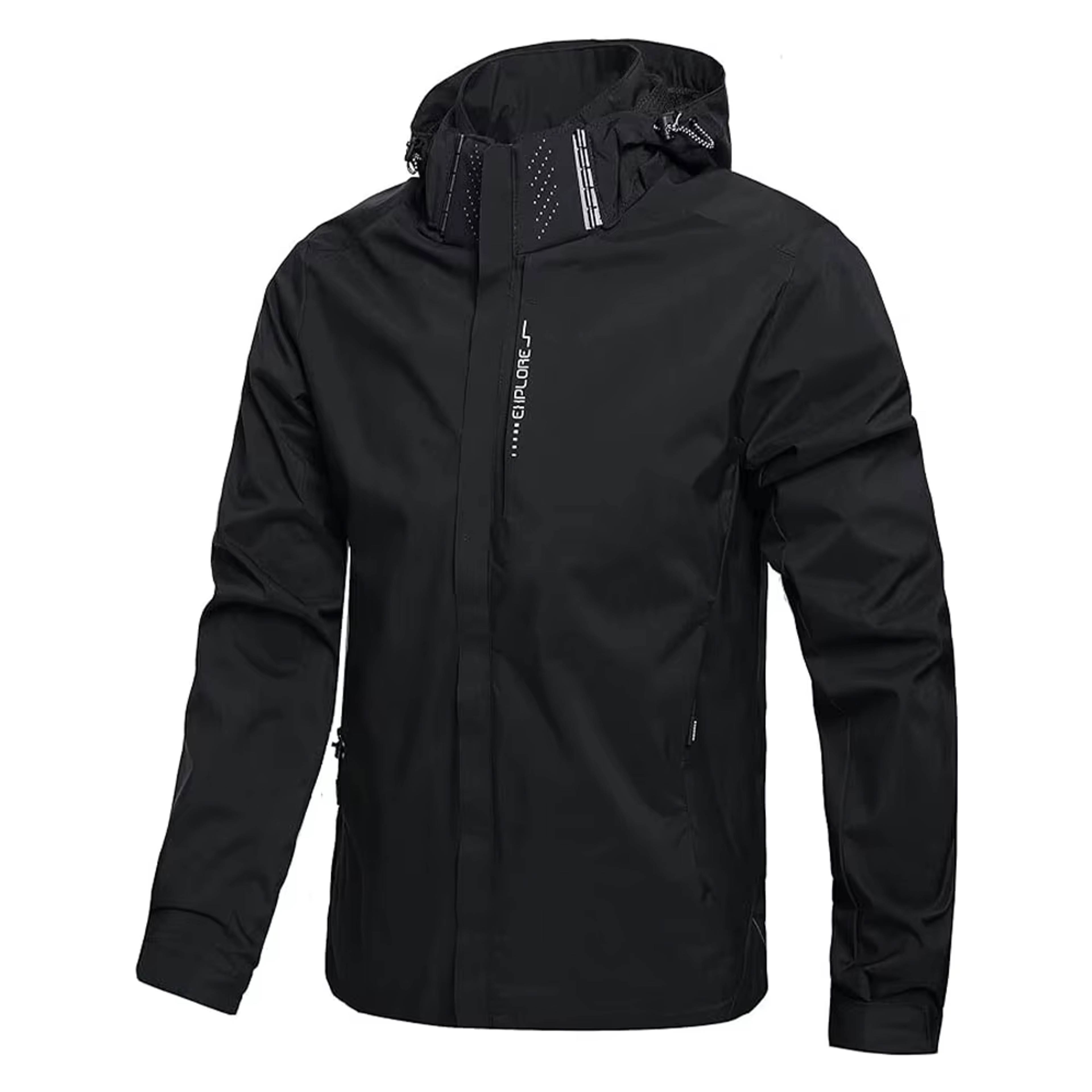 lightweight waterproof rain jacket for men, hooded windproof raincoat for hiking, outdoor adventures & travel