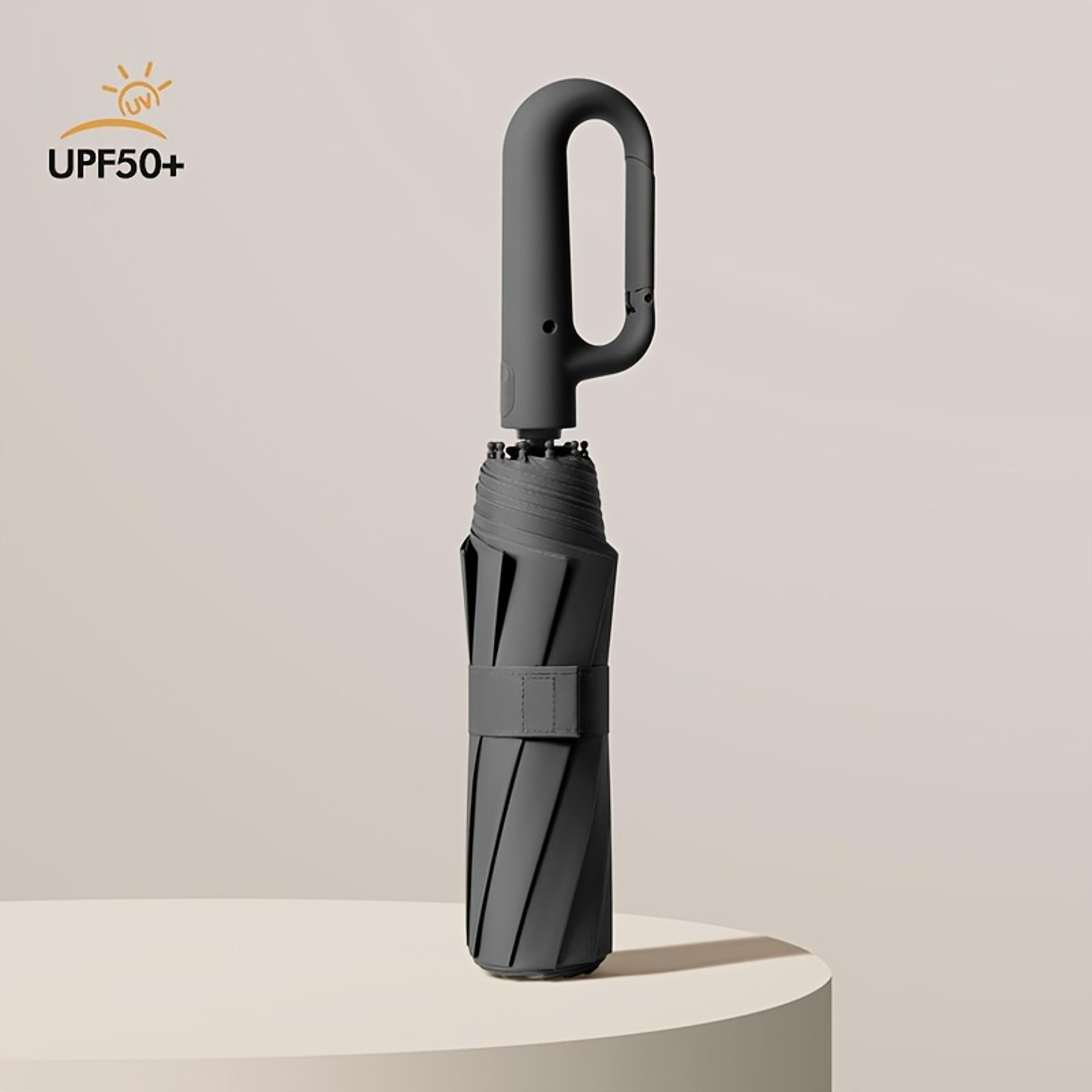 30 Bones Windproof Strong 105CM Reinforced Automatic Folding Umbrella For Men Large Buckle Handle W 1