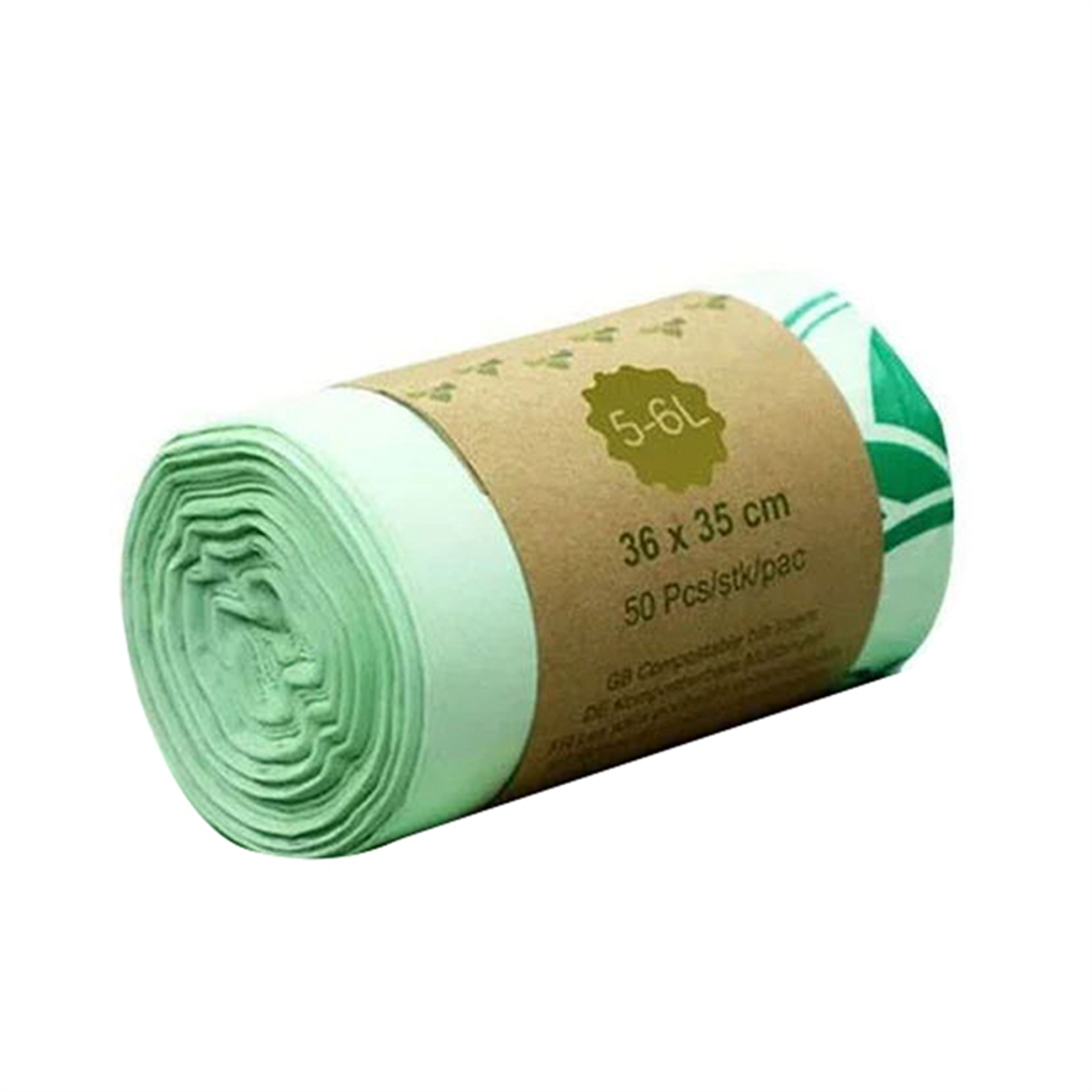 rmwin-biodegradable compostable trash bags corn starch garbage bags, eco-friendly kitchen food waste bags & scraps