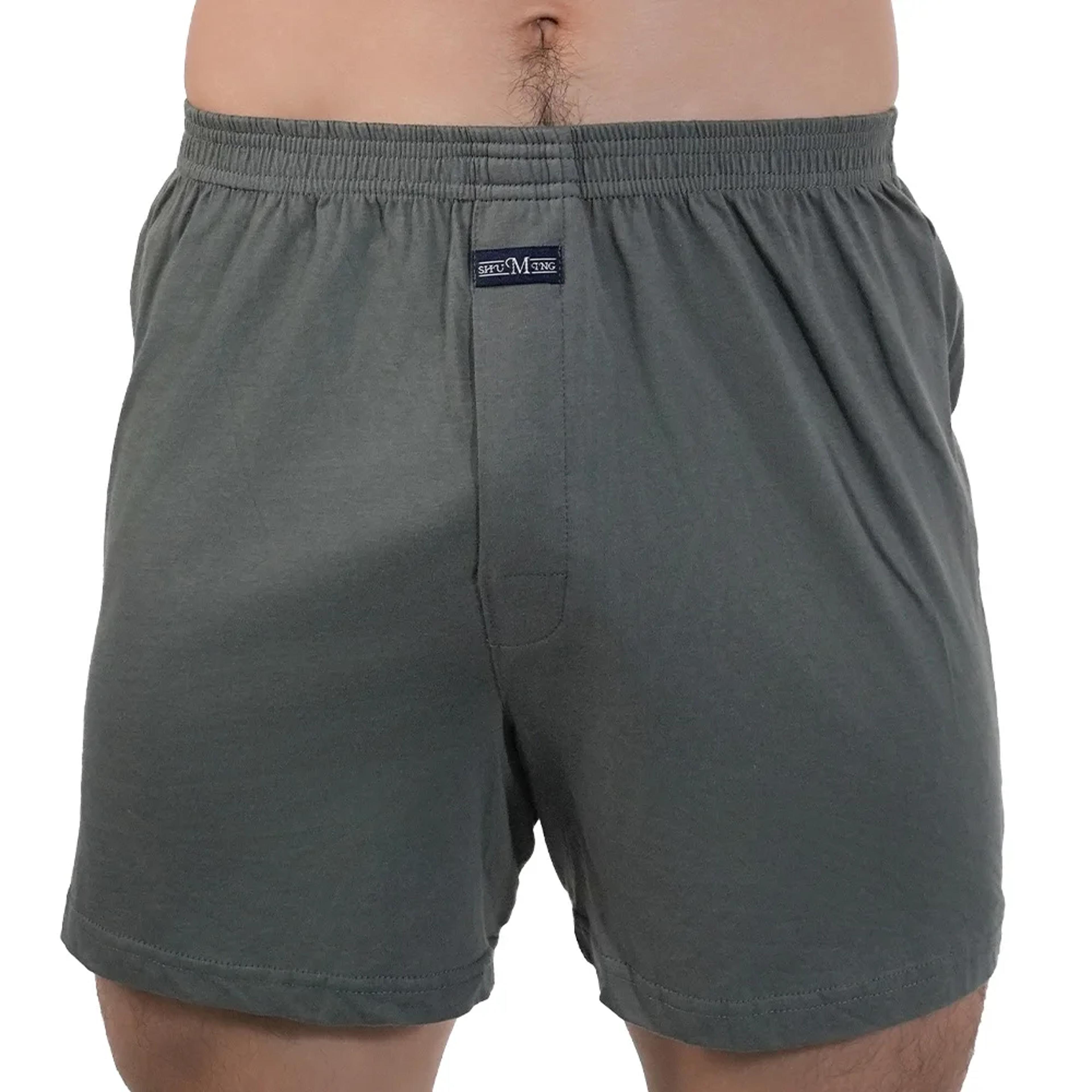 Mens Cotton Pajama Shorts Cotton Elastic Waist Short Pants Breathable Summer Sleepwear Casual Home  6
