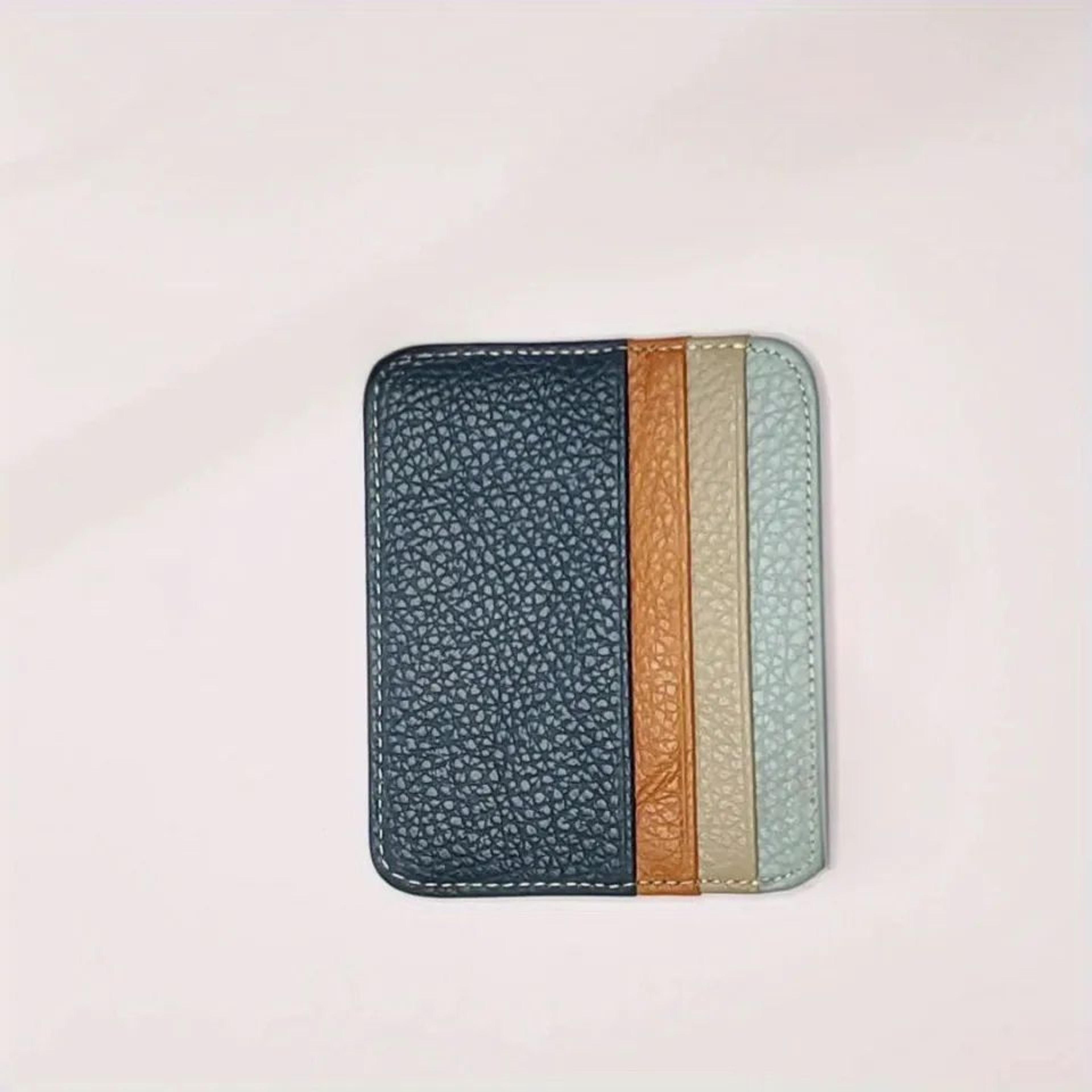 Ultra Thin Credit Card Holder Slim Minimalist Wallet With 6 Card Slots And Money Clip 2