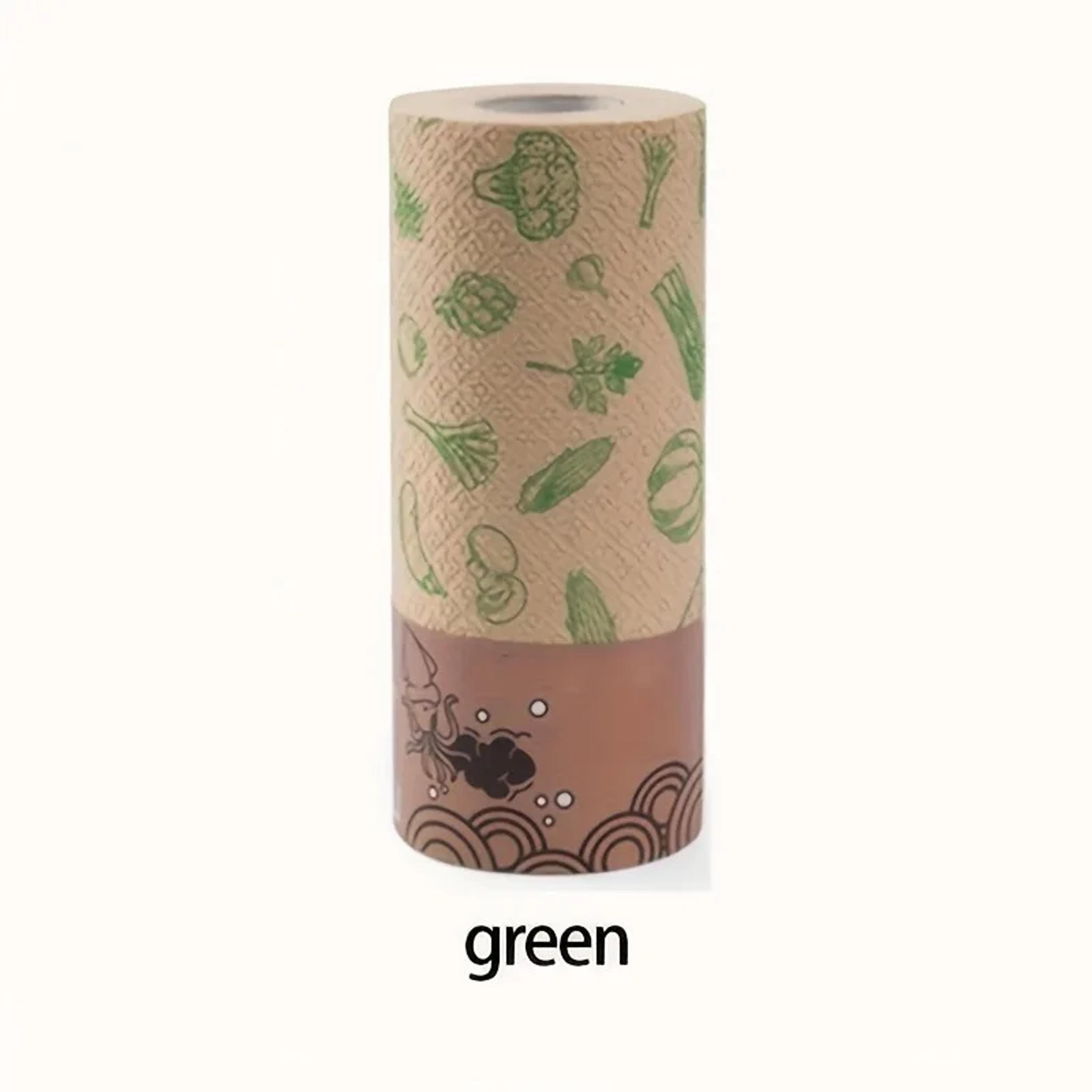 Heavy Duty Cleaning Rag Washable And Reusable Quick Drying Lint Free Paper Towel Roll With Carry Ca 6