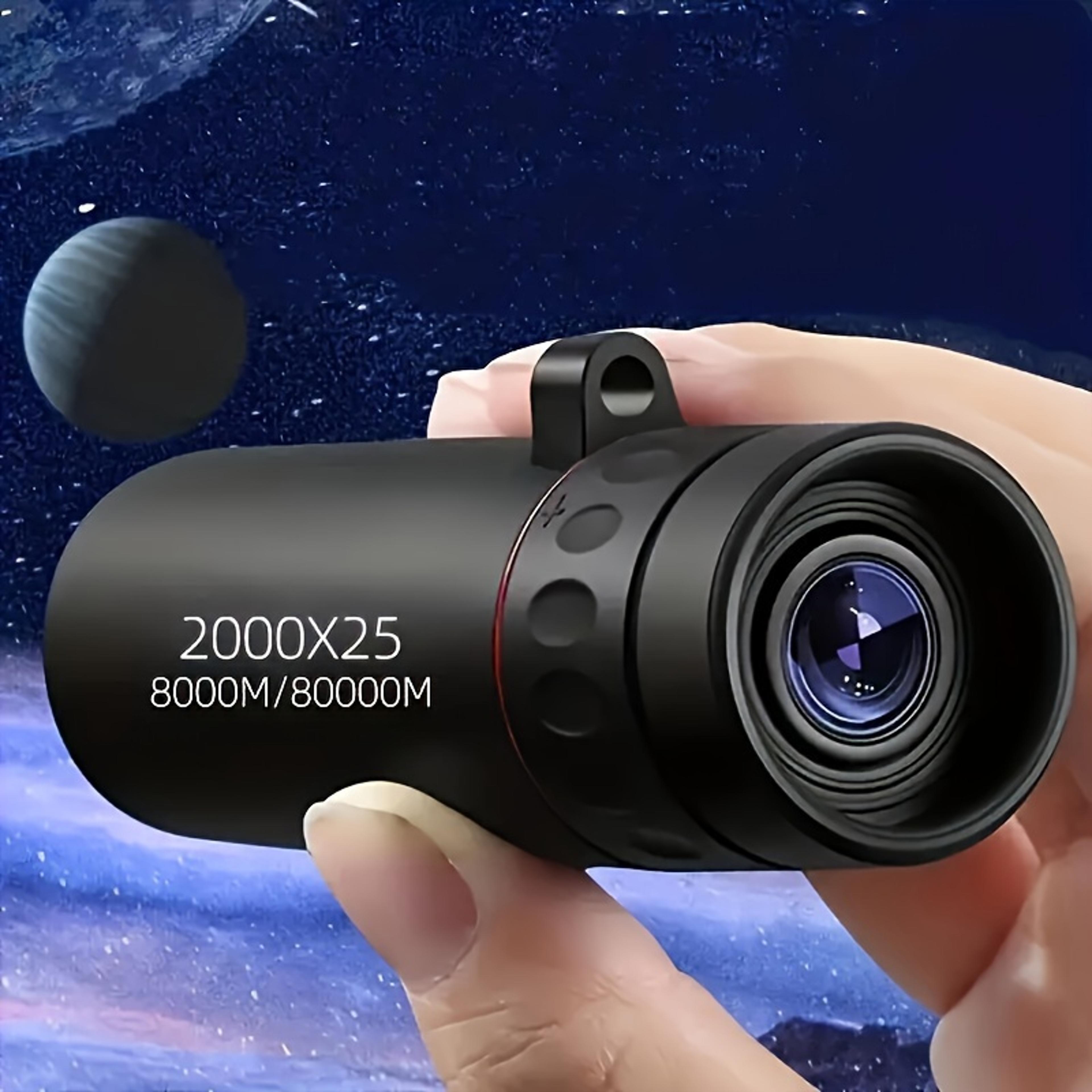 compact hd monocular telescope, portable for travel, camping, hiking, fishing, stargazing, bird watching, concerts