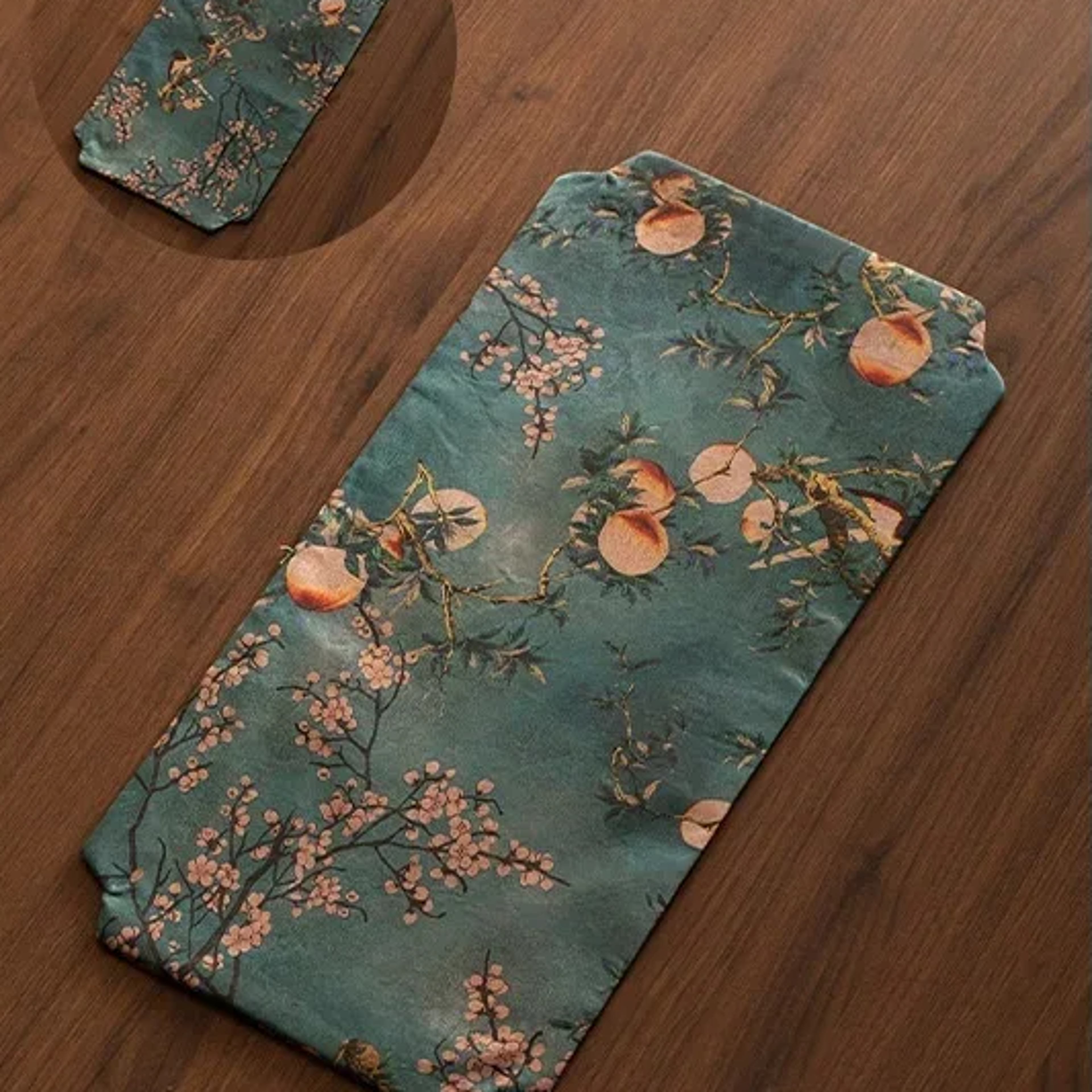 Fragrant Cloud Yarn Tea Mat Double Sided Heat Insulation Tablecloth Rectangular Dry Brew Cloth for