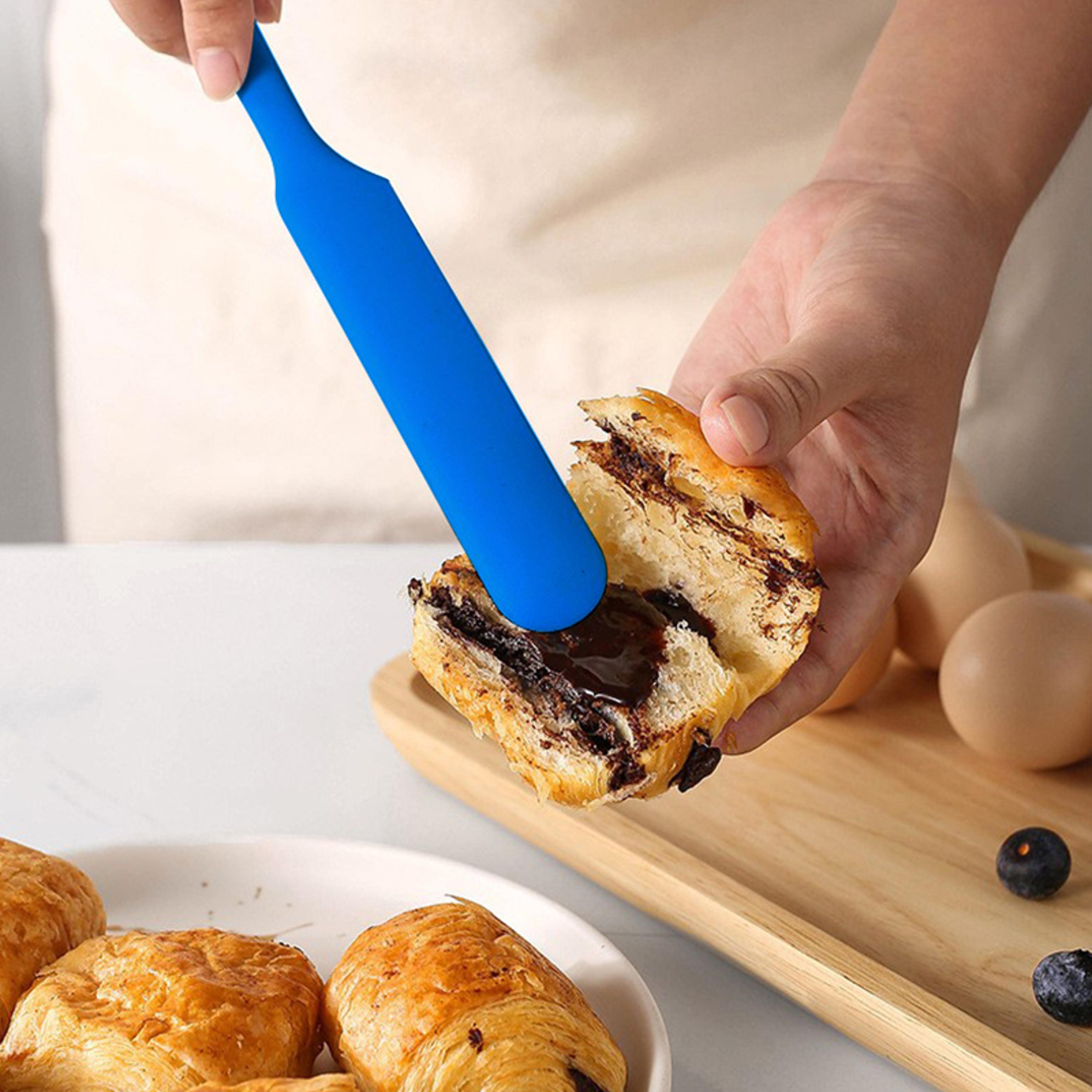 Premium Heat Resistant Silicone Spatula  Scraper Non Stick Flexible Kitchen Utensil For Baking  Coo 1