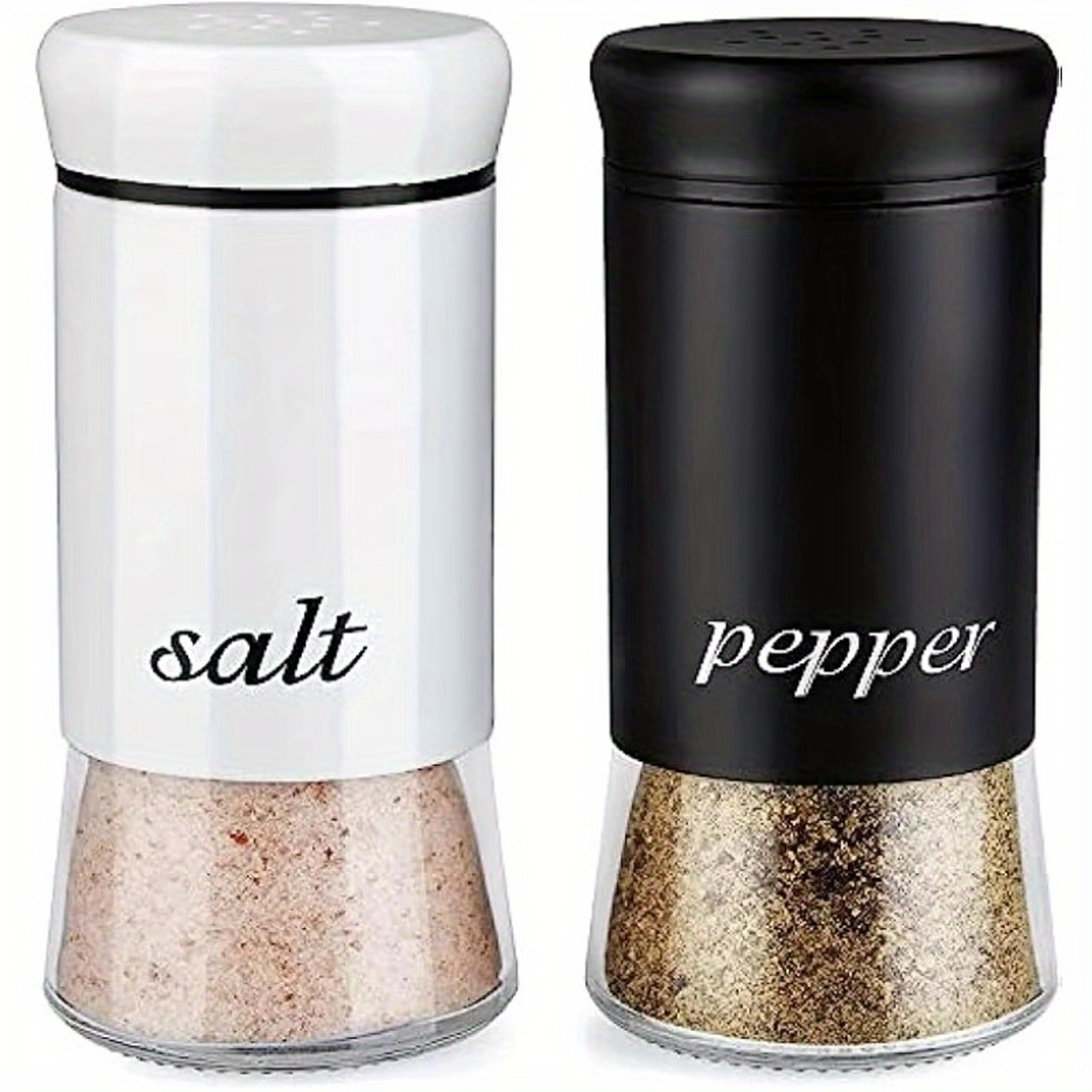 Farmhouse Salt  Pepper Shaker Set Modern Kitchen Spice Shaker Set Condiment Storage Containers 5
