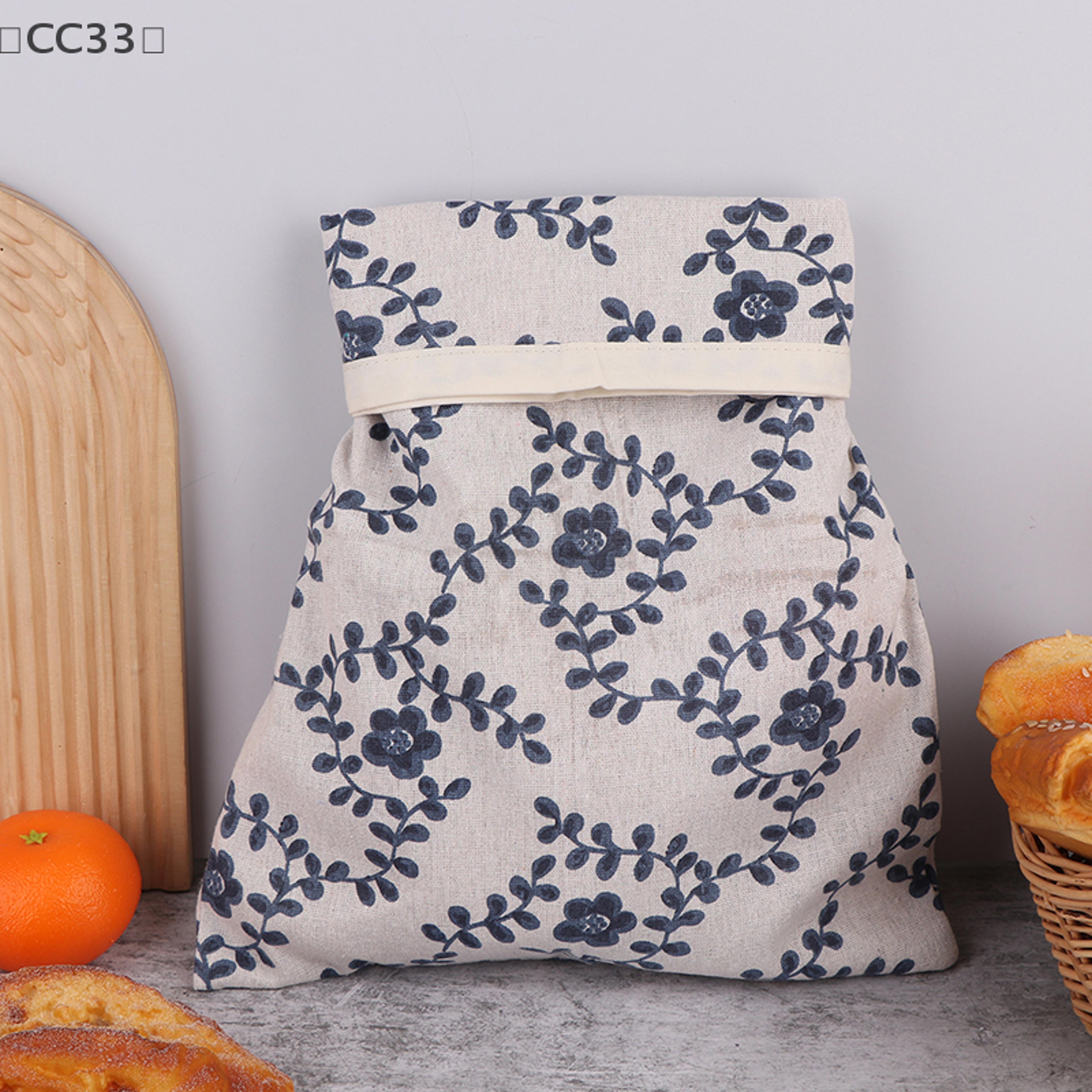 Beeswax Linen Reusable Bread Bag Eco Friendly Fresh Bread Storage Solution 2