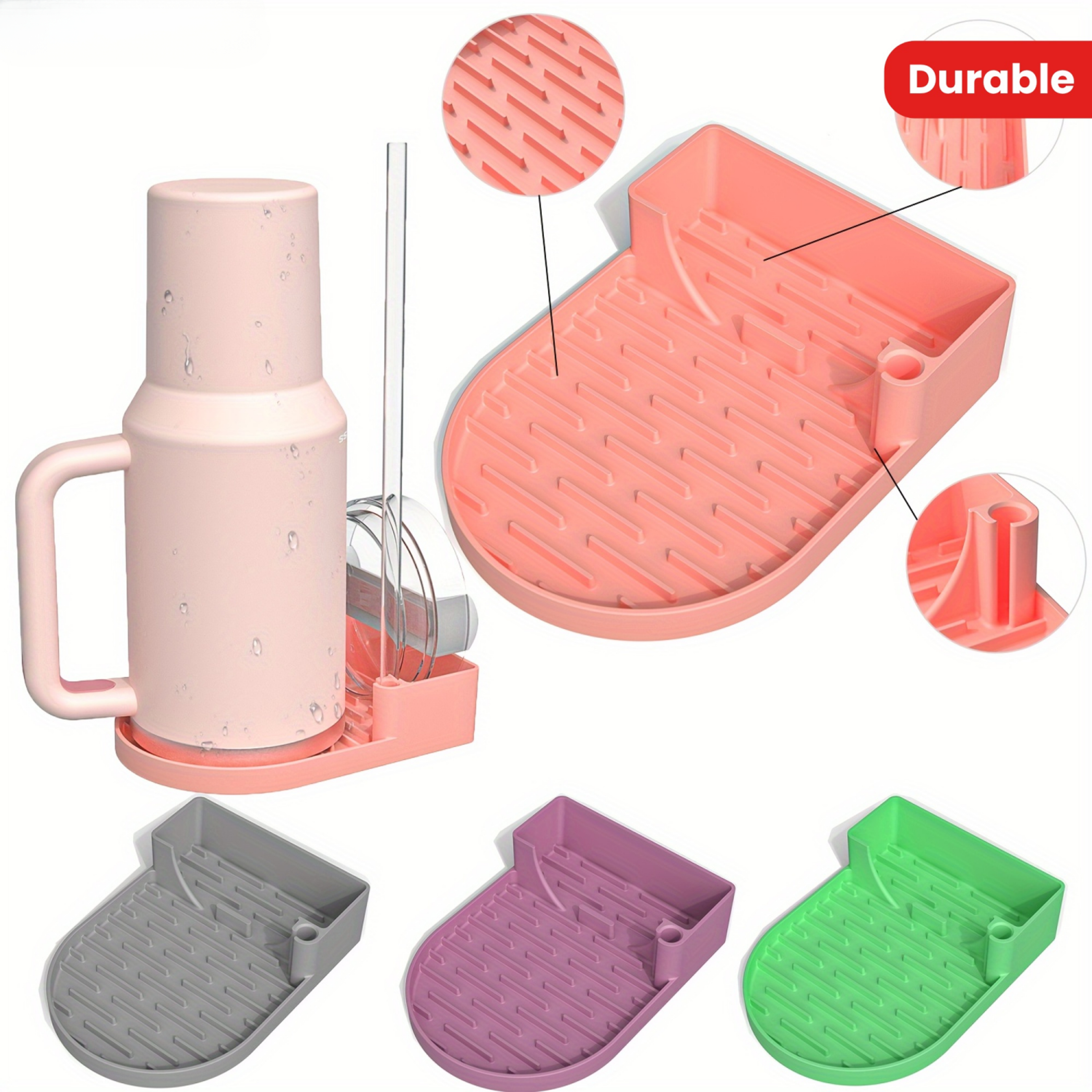 DryNest Silicone Tumbler Drying Rack  Cup Storage Holder 3
