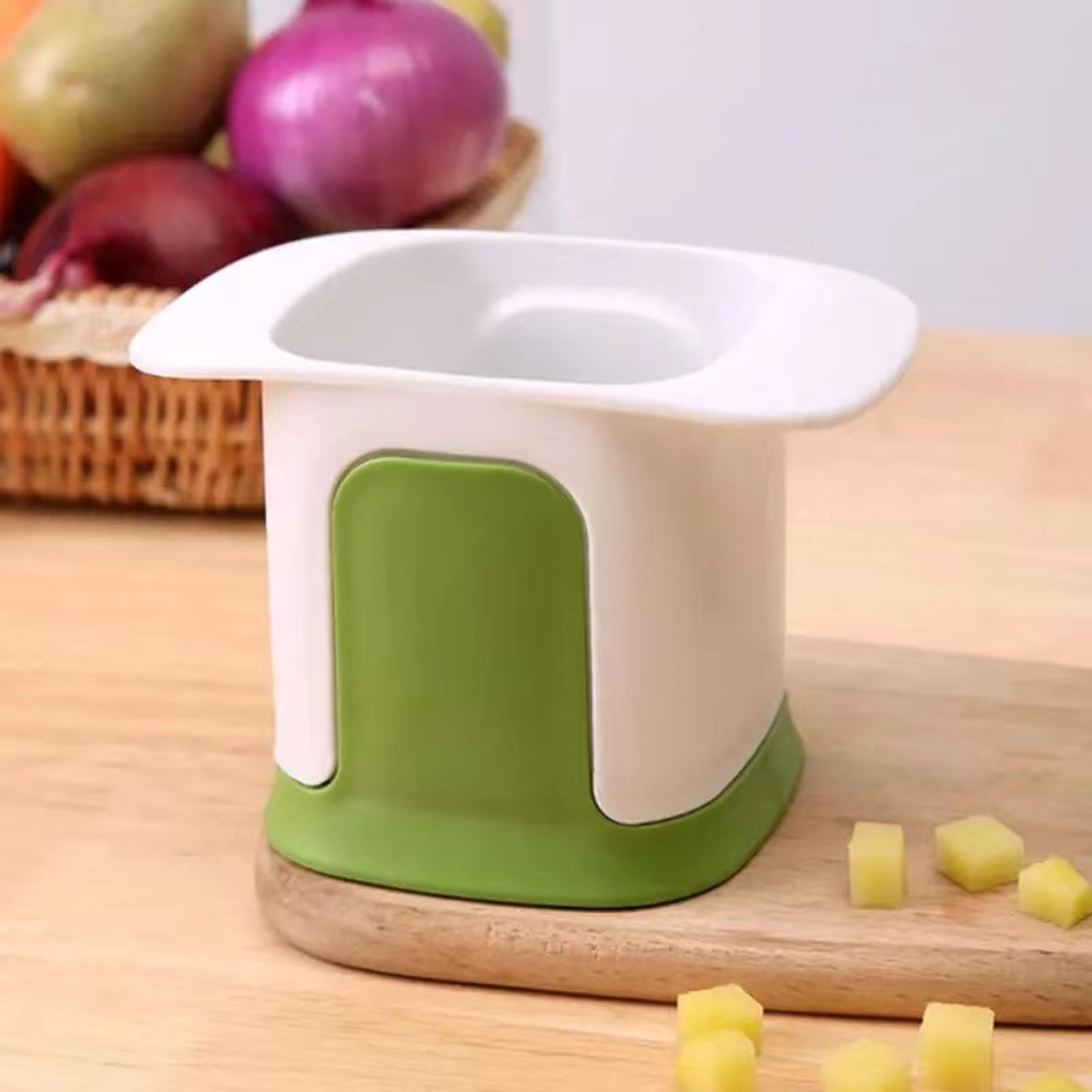 QuickPress Pro Vegetable Chopper  Manual Dicing Cutter 6
