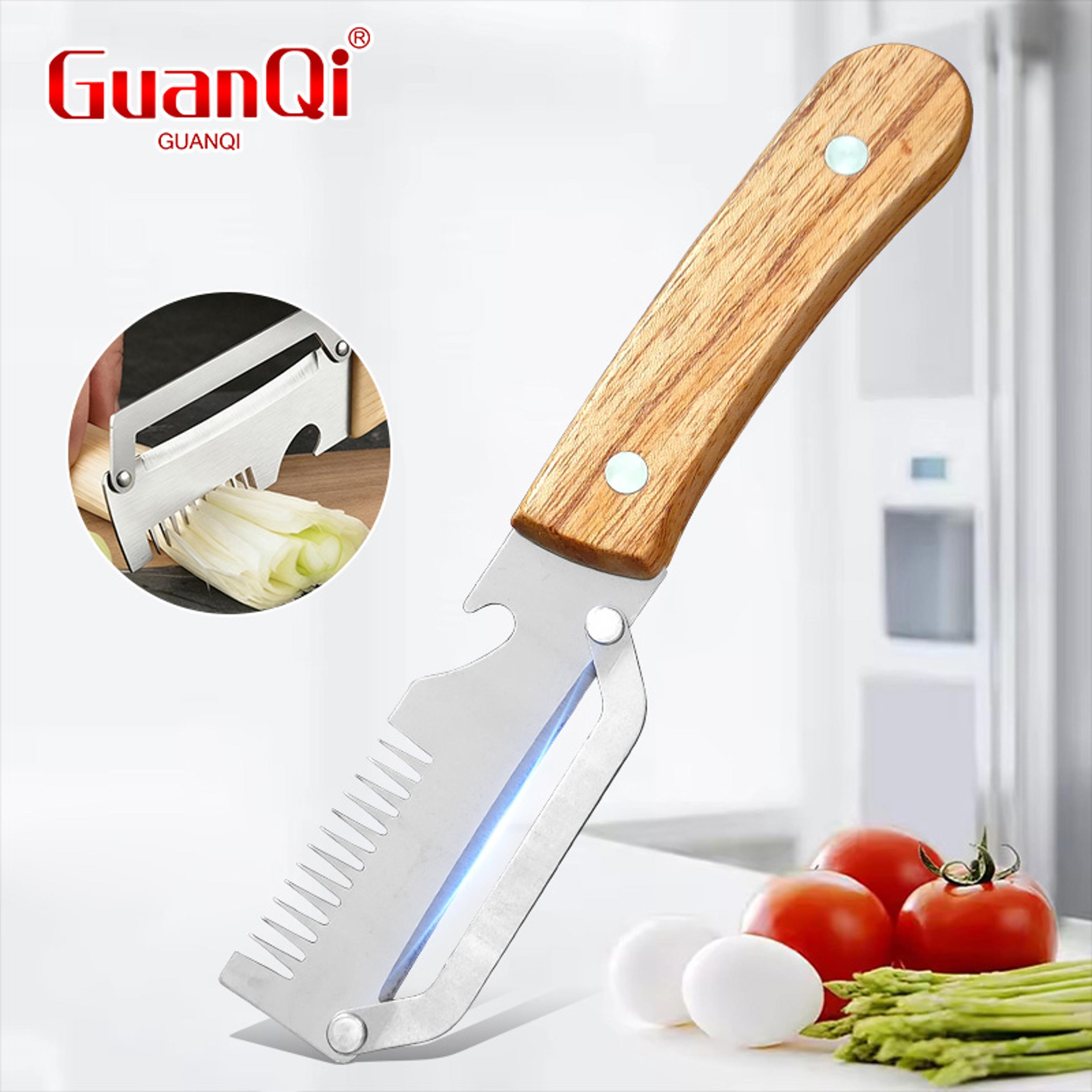 precisiongrip stainless steel vegetable peeler & julienne cutter