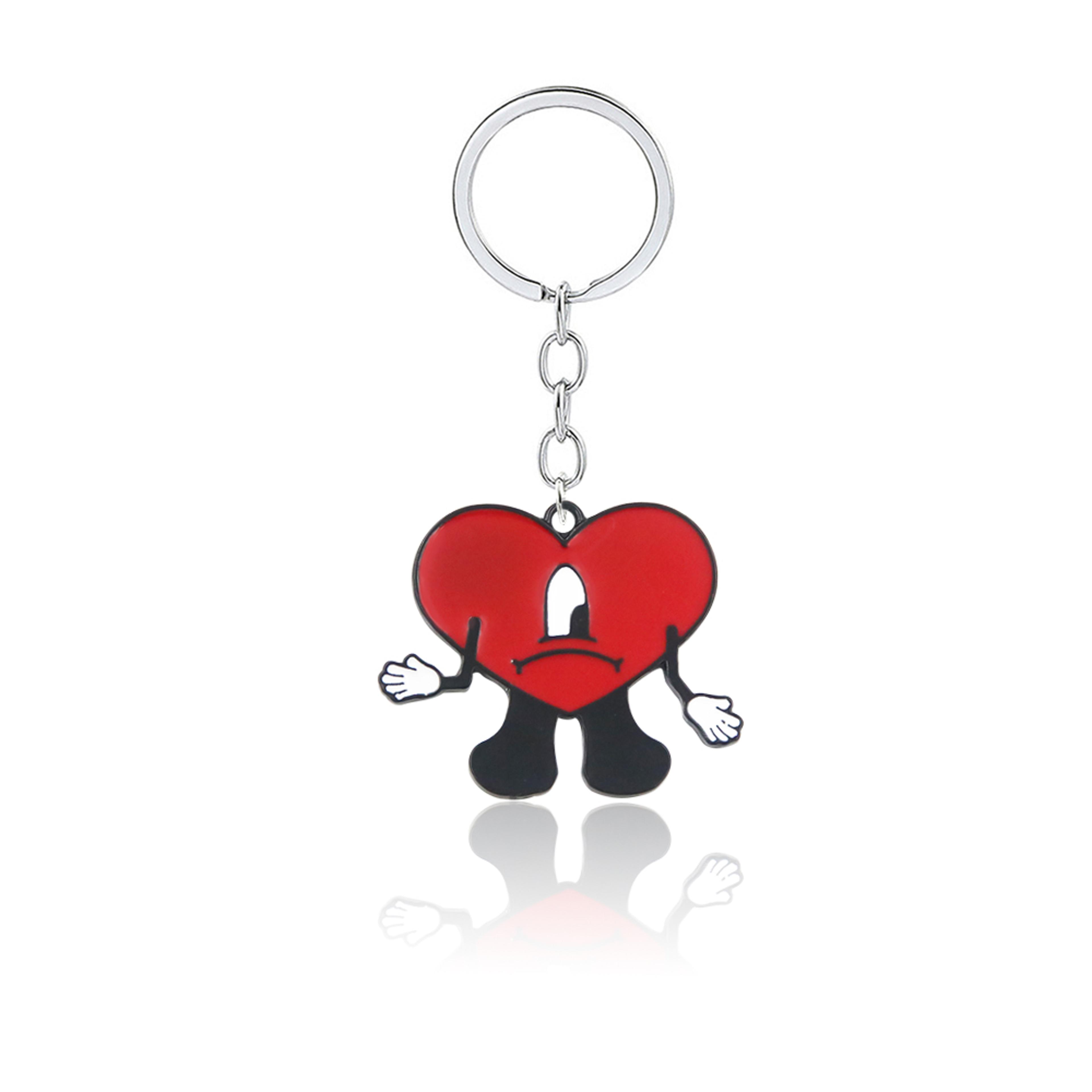 Charming Bunny Heart Keychain Cute Rabbit Keyring Gift 5
