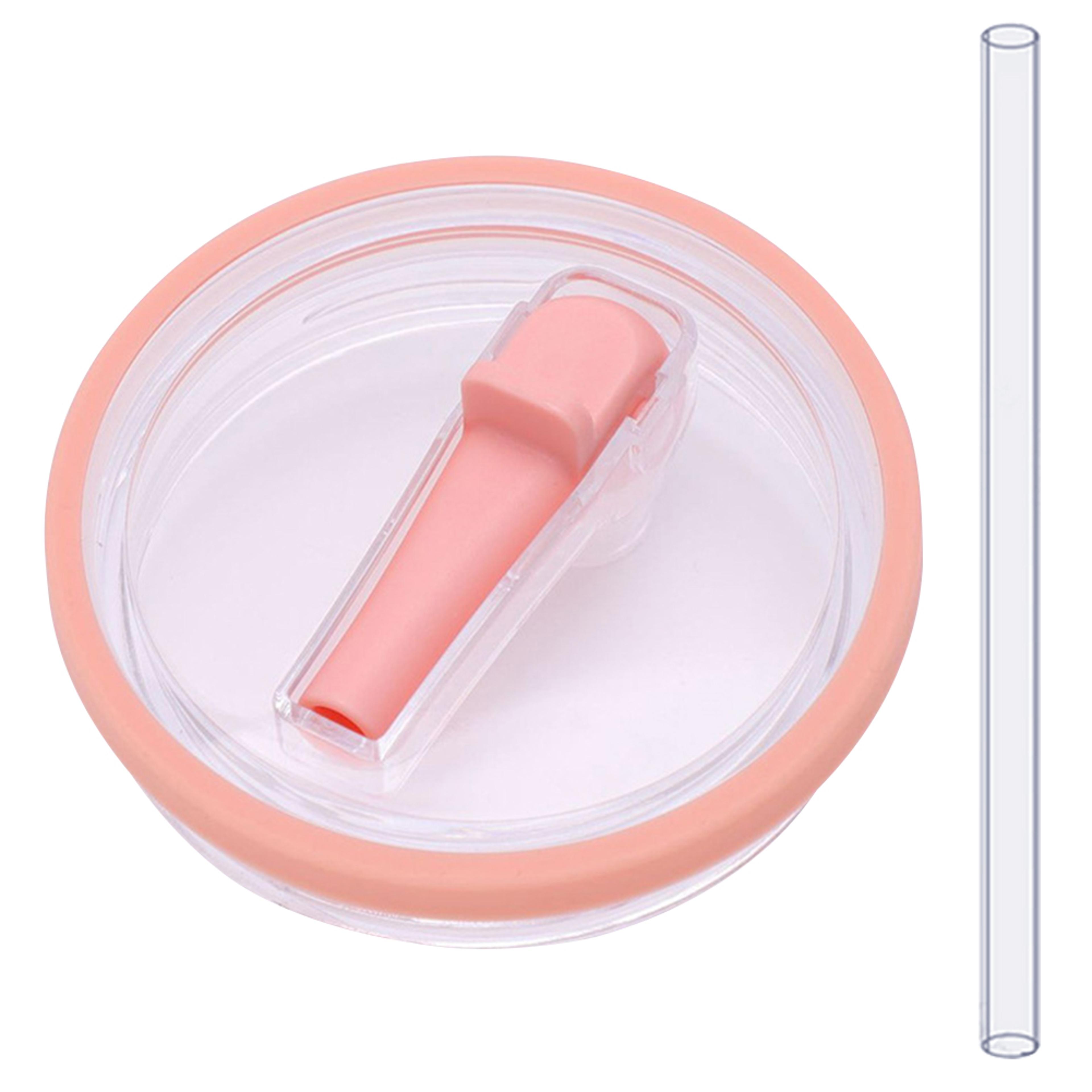 Leakproof Flip Straw Lid For Stanley Tumbler Spill Proof Replacement Tumbler Cover 4