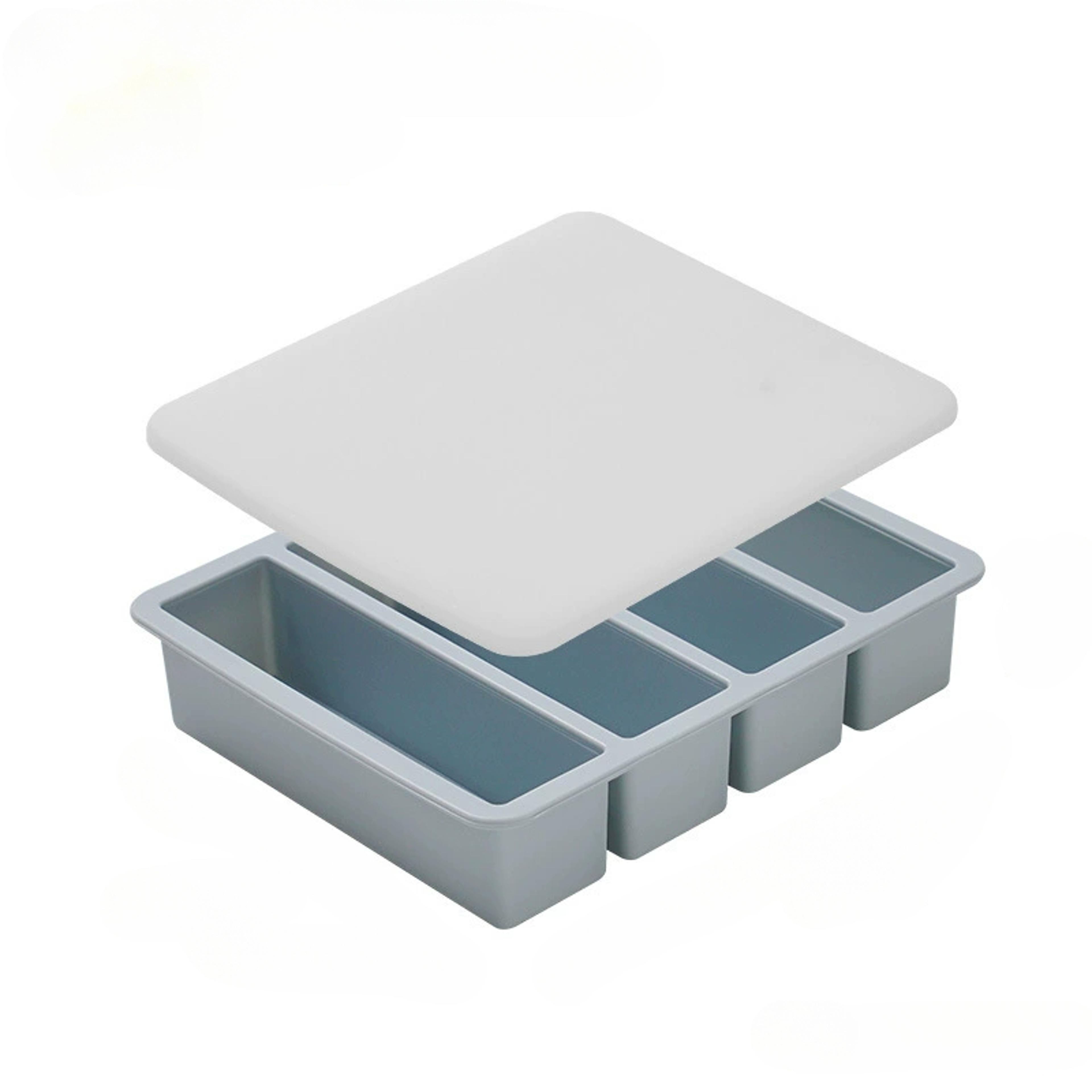 Ultimate Giant Silicone Ice Tray Jumbo Grid Large Ice Molds For Whiskey  Cocktails 6