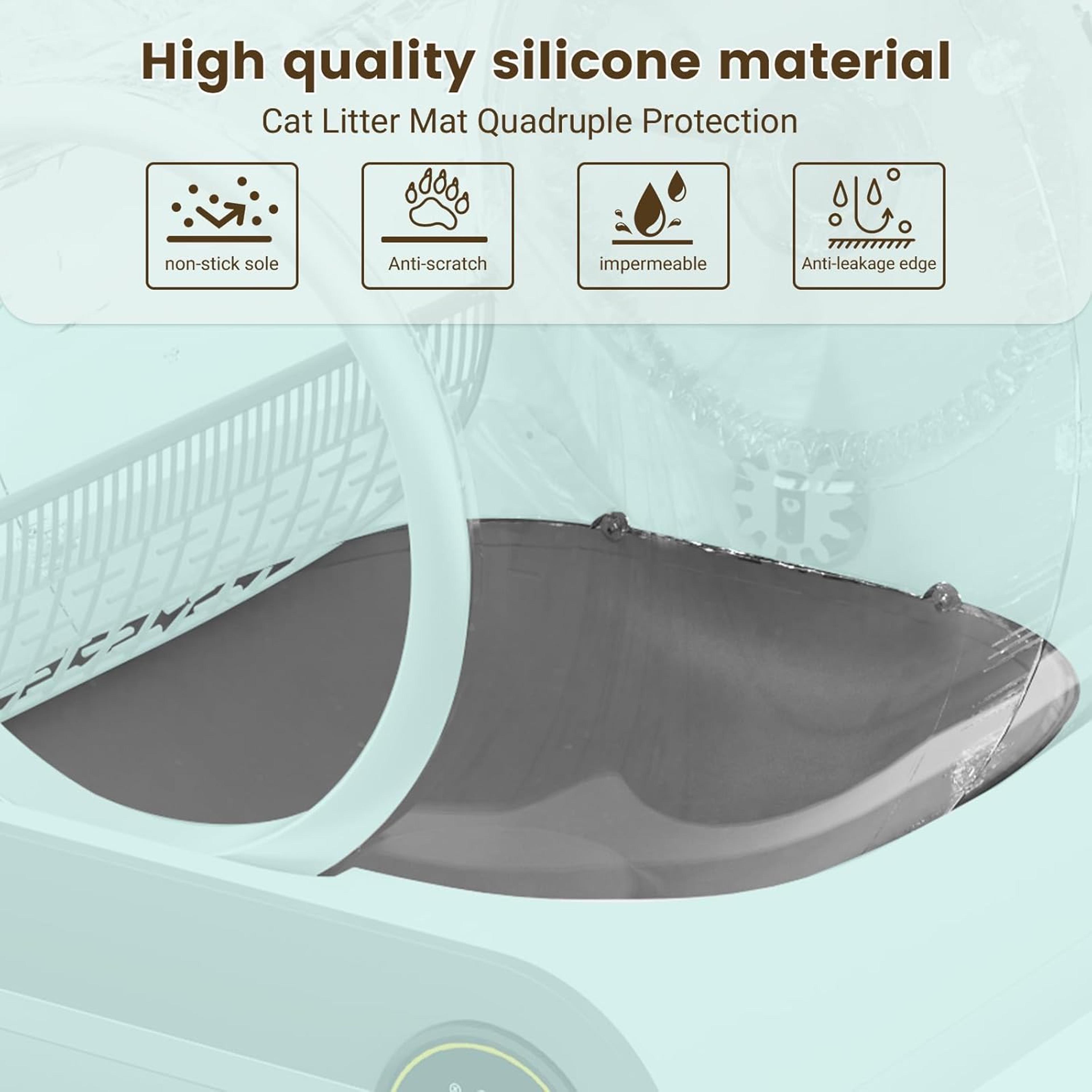 Premium Silicone Pad For Tonepie Automatic Cat Litter Box Durable Cat Litter Box Accessory 4