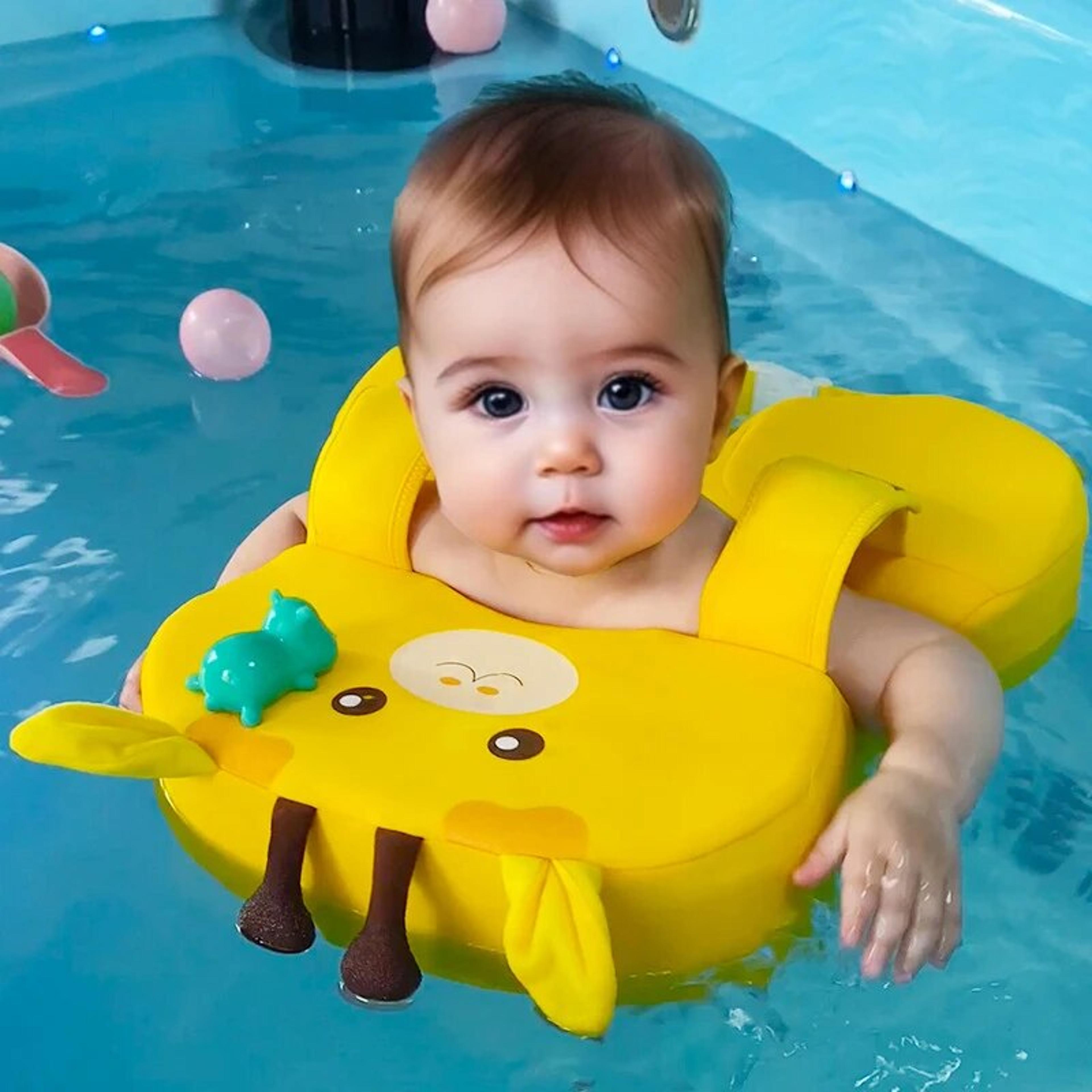 Premium Baby Pool Float For Infants  Toddlers Non Inflatable Baby Float Swim Ring Stable Water Trai 3
