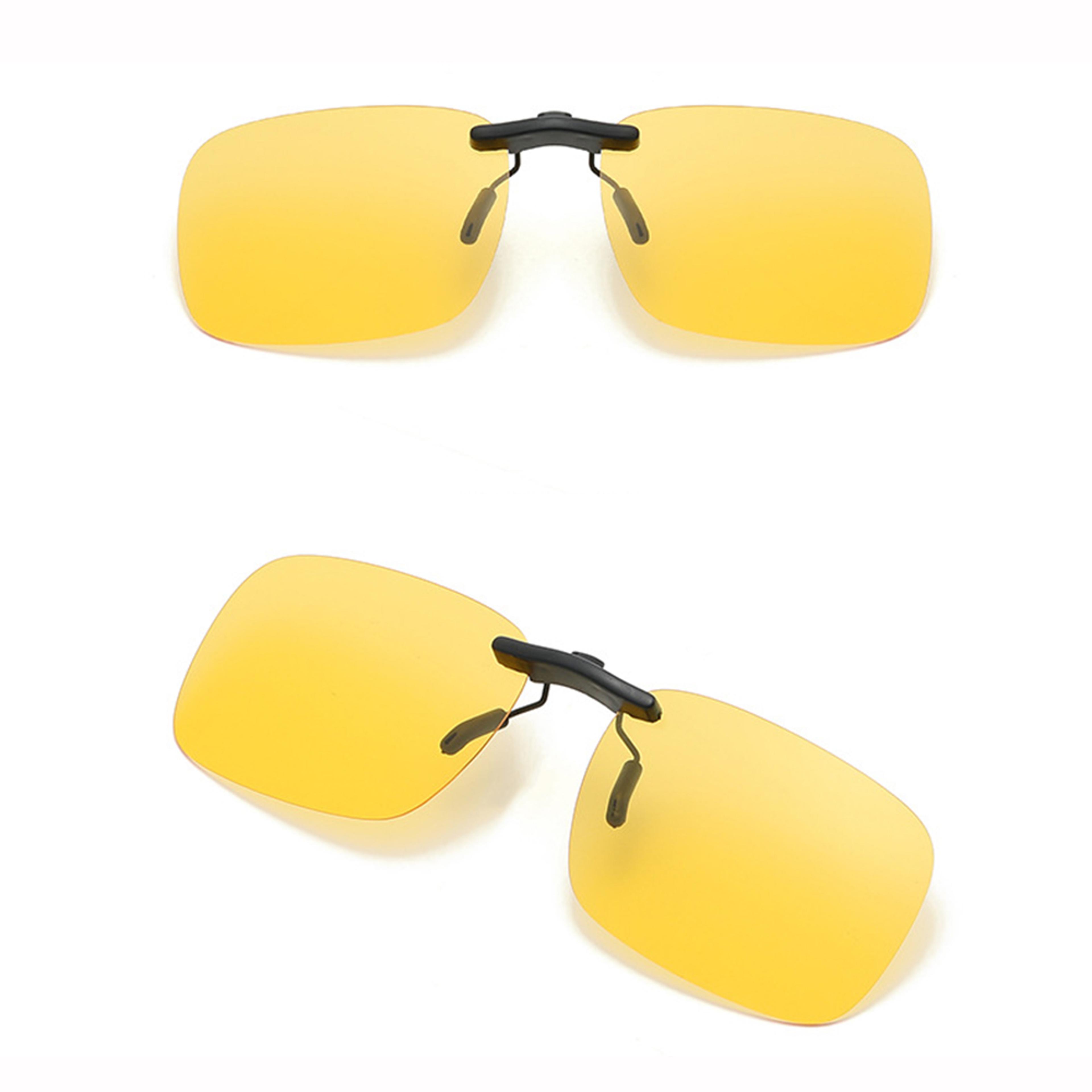 KLASSNUM Polarized Clip On Sunglasses With Protection For Men  Women Rimless 2