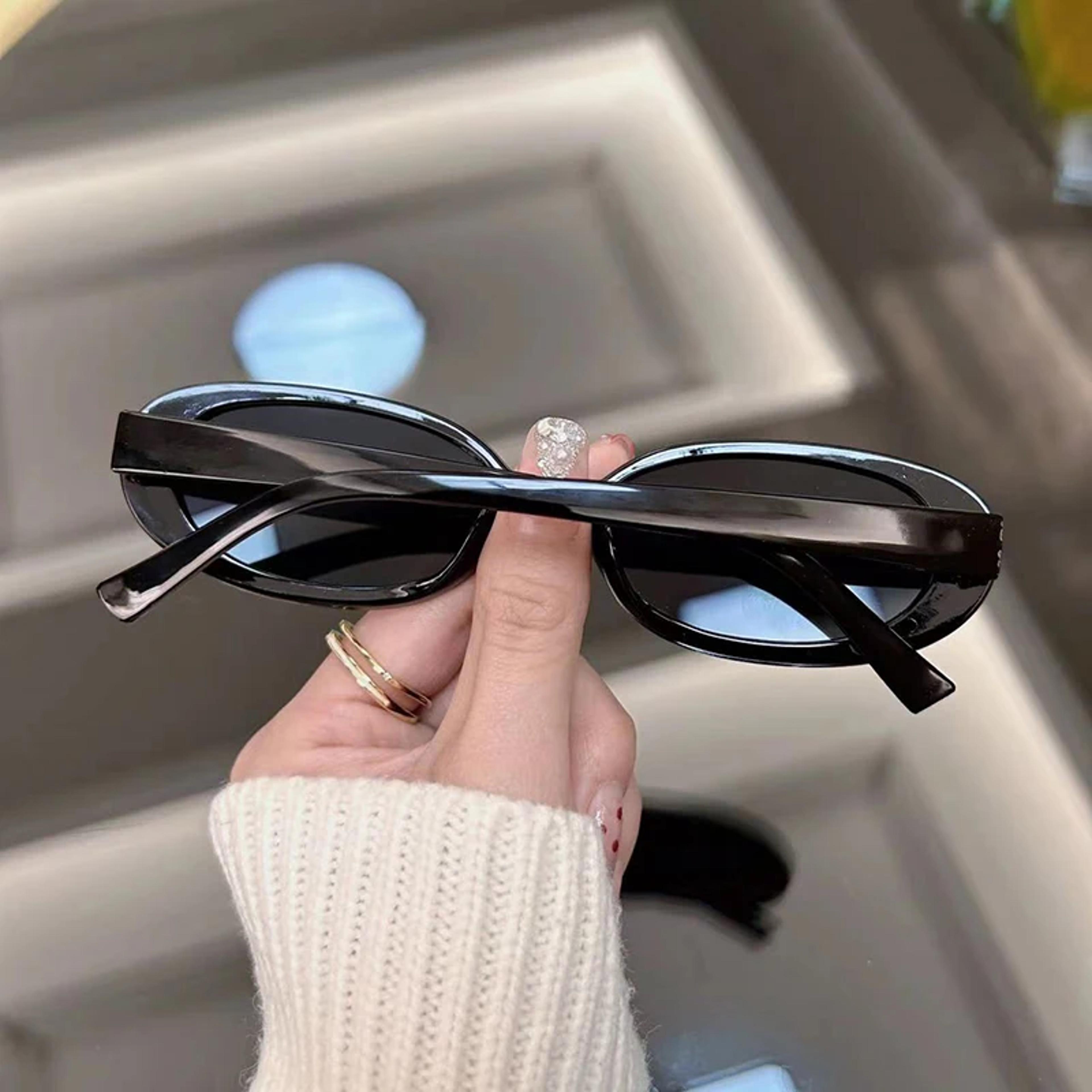 Vintage Leopard Oval Sunglasses For Women Retro Mirror Shades 4