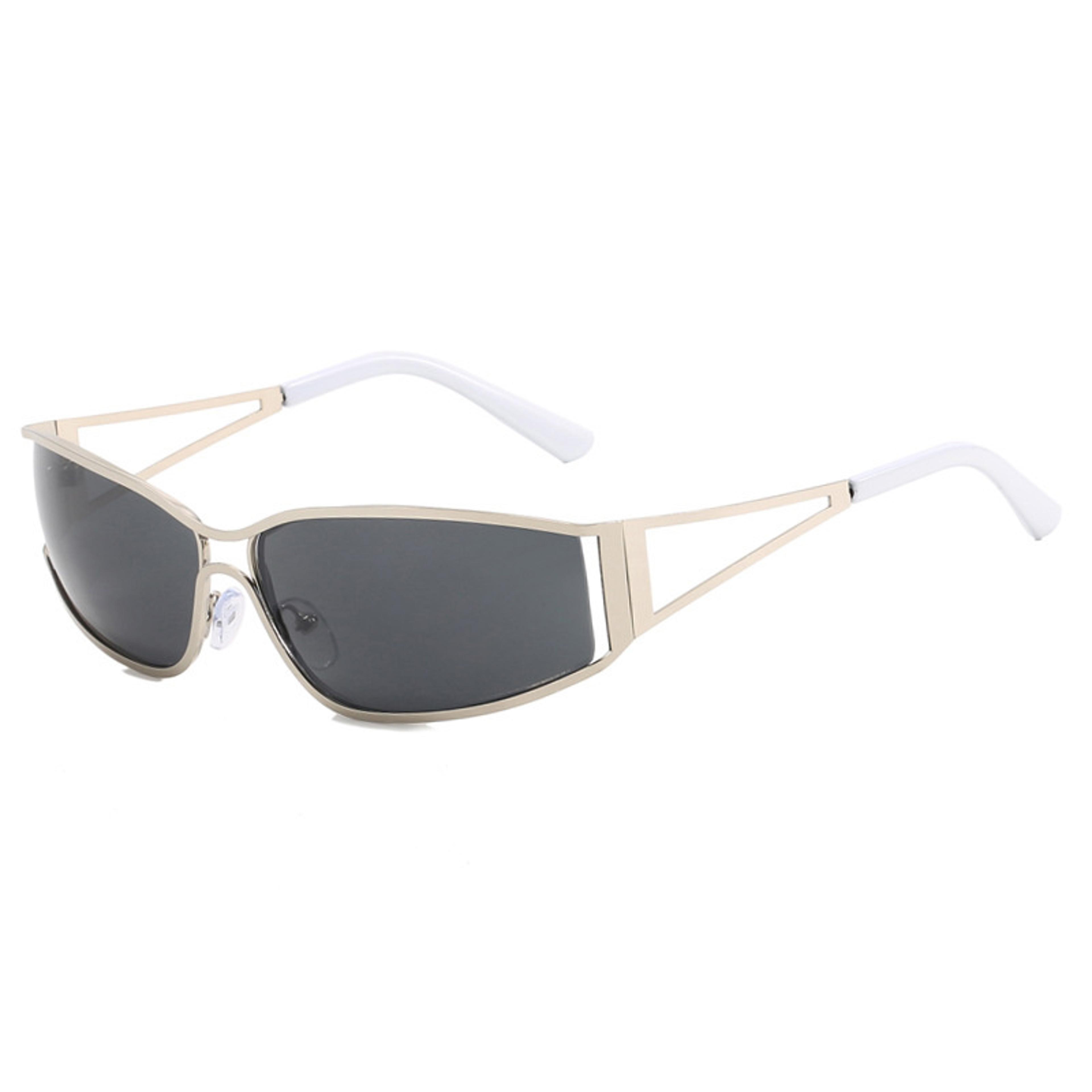 RetroShield Oversized Gradient Steampunk Sunglasses For Women  Men 8