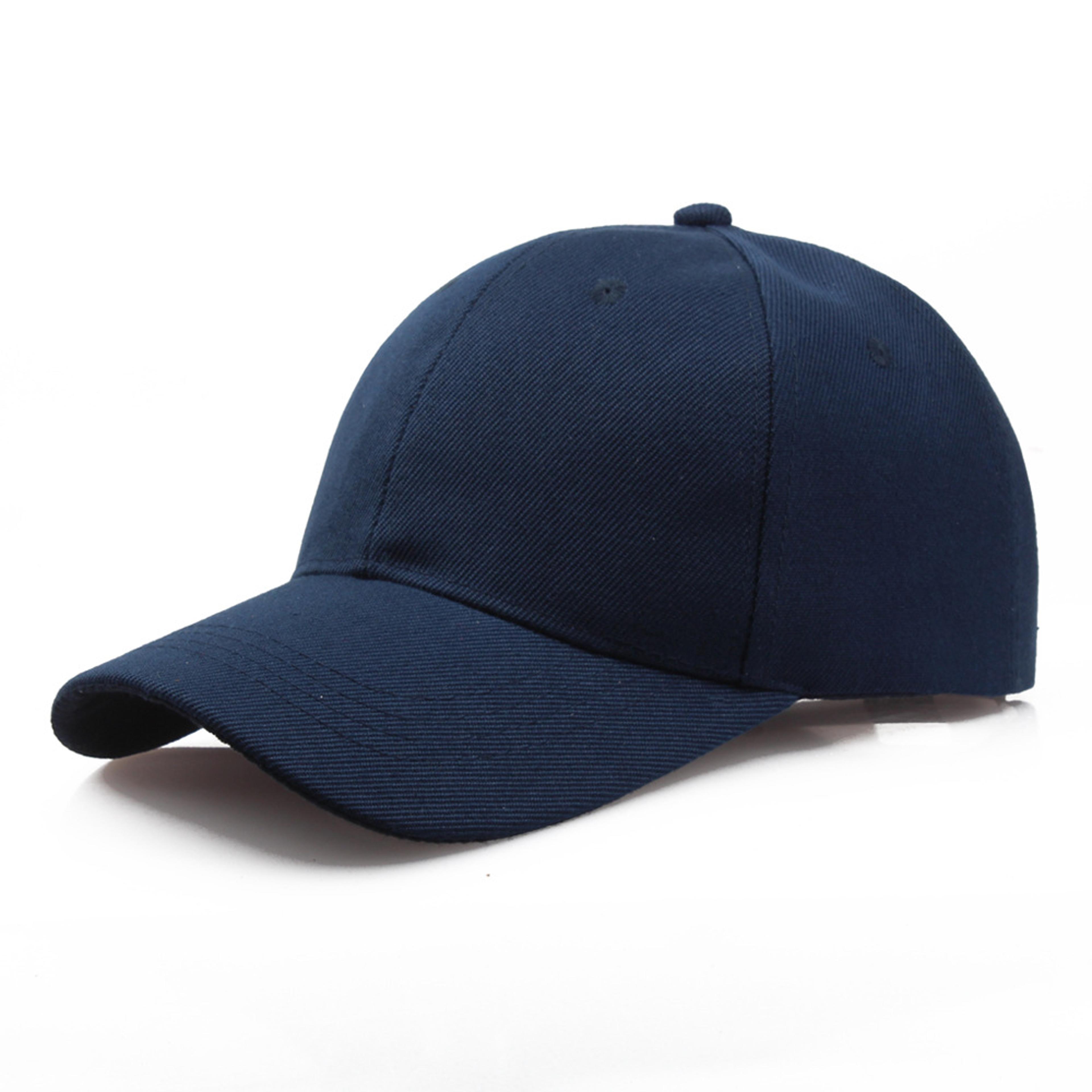 Black Baseball Cap Snapback Dad Hat Unisex Adjustable Casual Streetwear Cap 6