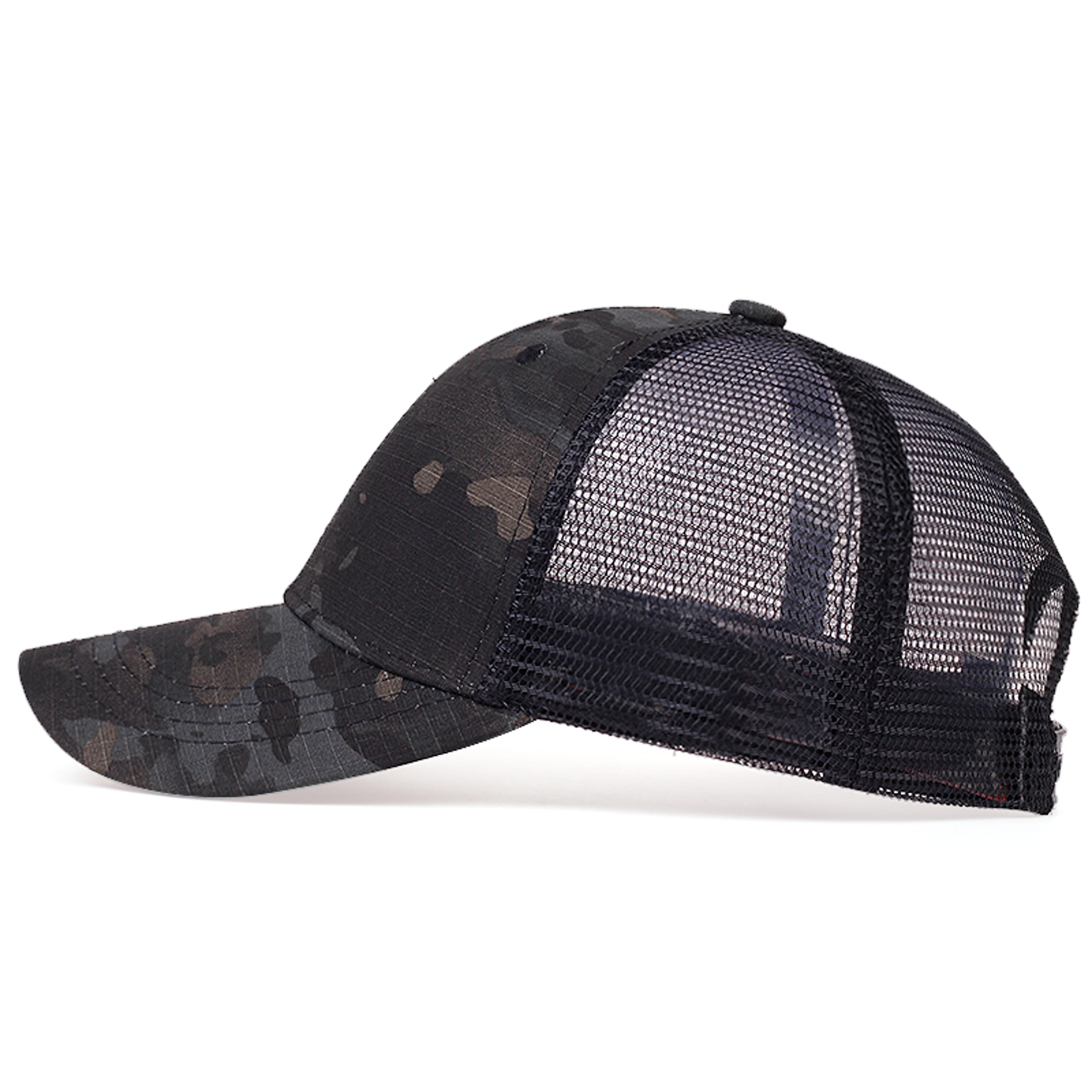 Breathable Mesh Sun Hat Adjustable Trucker Tactical Camouflage Cap 2