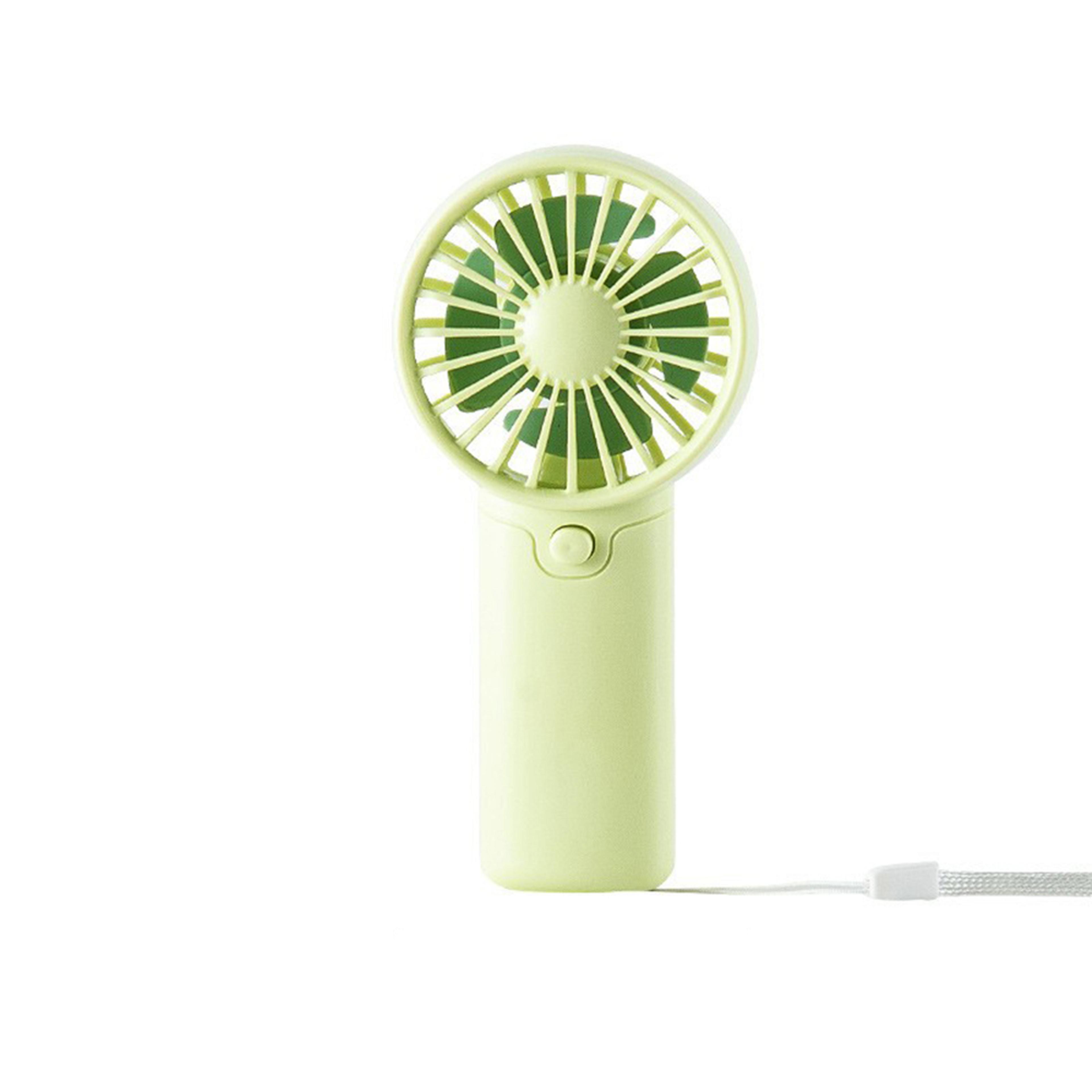 Cartoon Mini Portable Handheld Fan Battery Powered Personal Cooling Fan For Office Travel 6