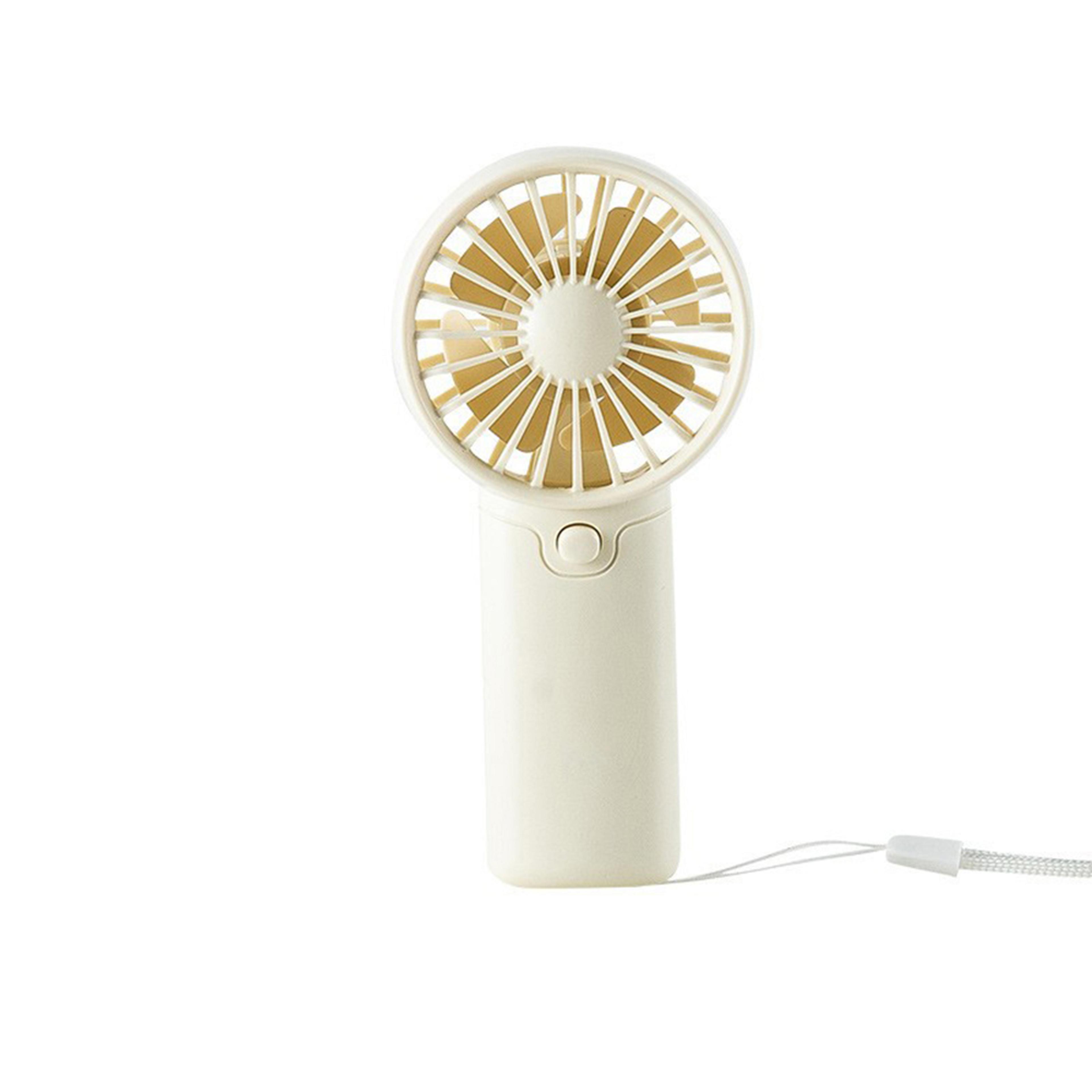 Cartoon Mini Portable Handheld Fan Battery Powered Personal Cooling Fan For Office Travel 7