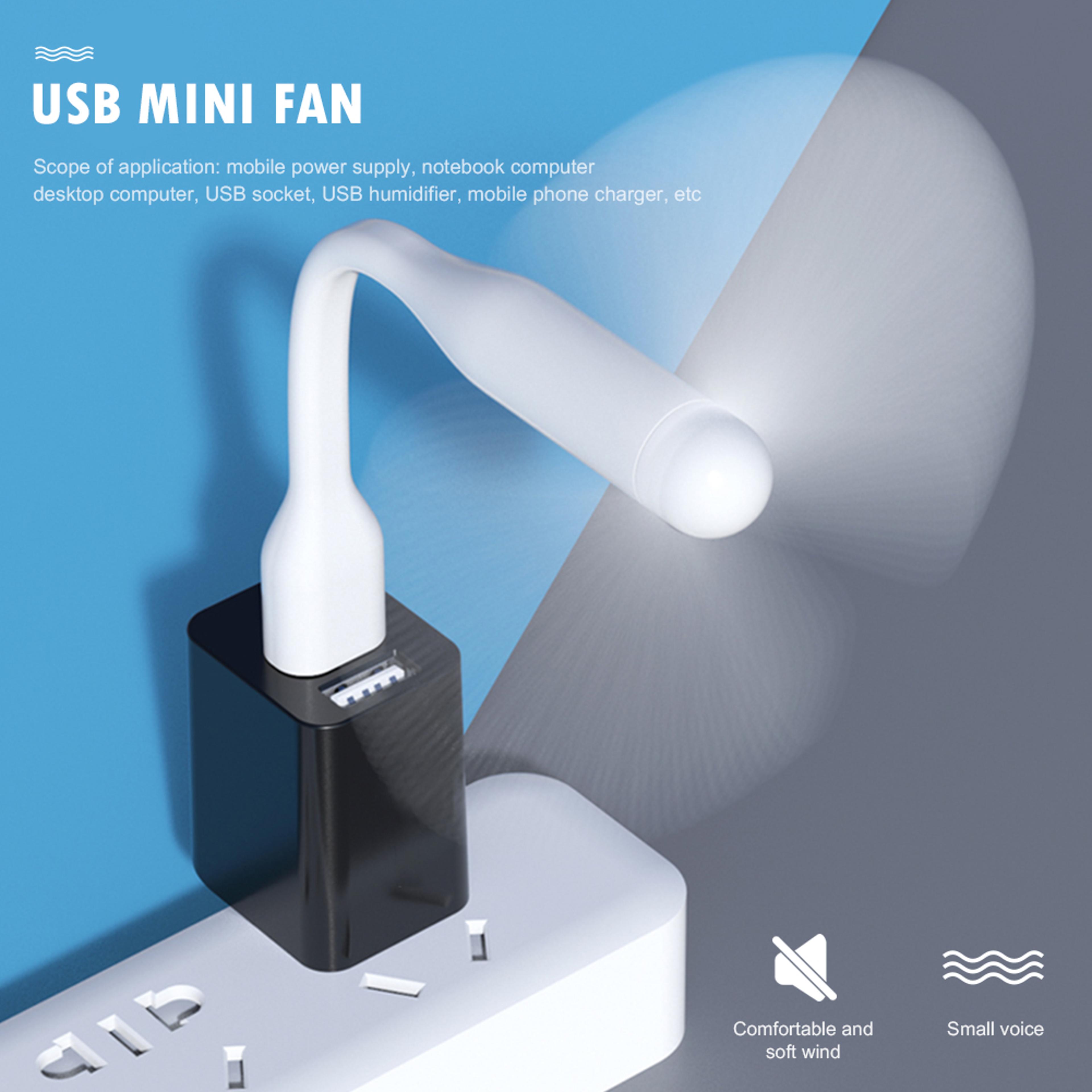 FlexBreeze Portable USB Fan For Laptop Power Bank  Travel Cooling 2