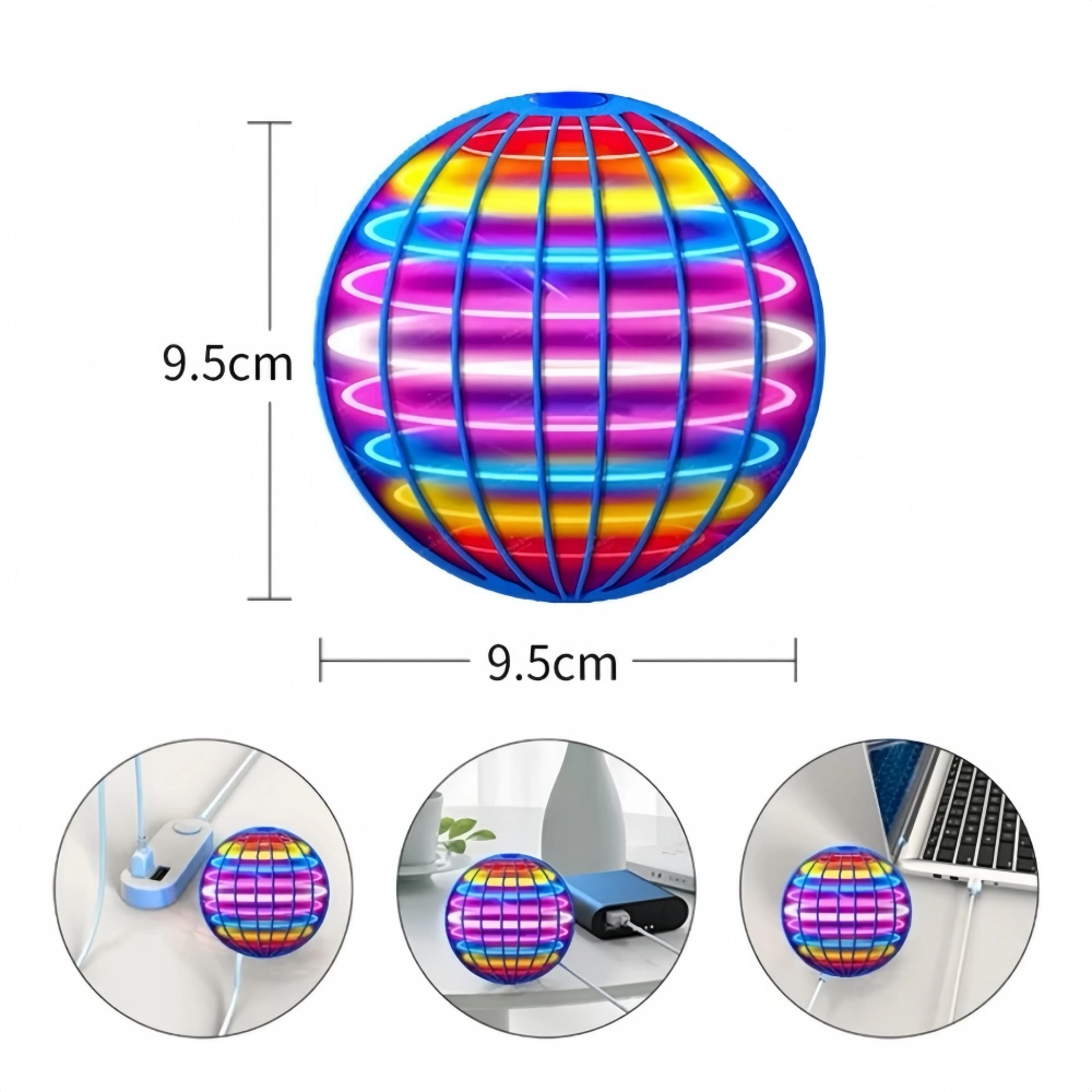 Hand Controlled LED Cosmic Flying Ball Drone Toy For Kids Indoor Outdoor Hovering Orb 4