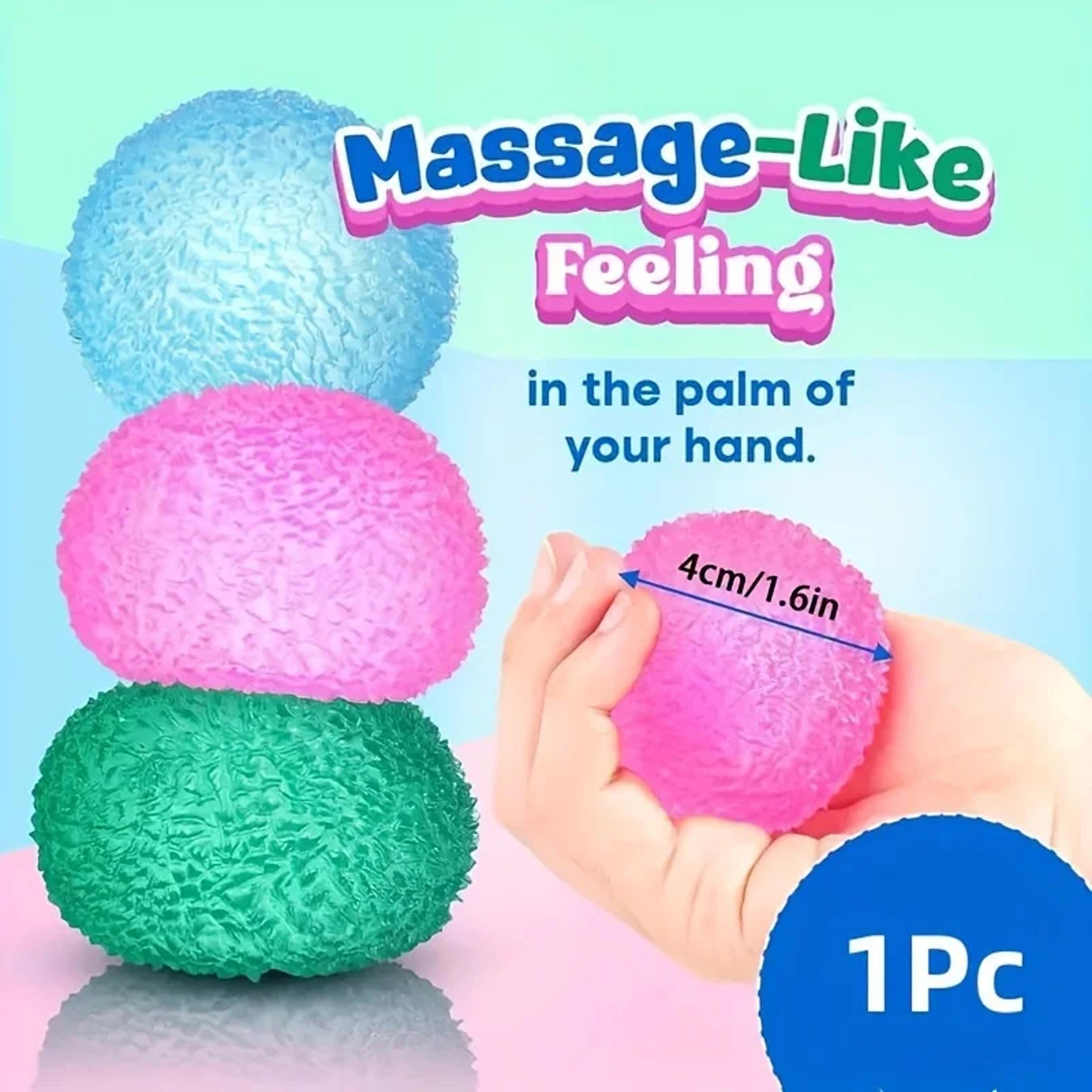 multicolor ice ball squishy stress ball fidget toy for kids & adults