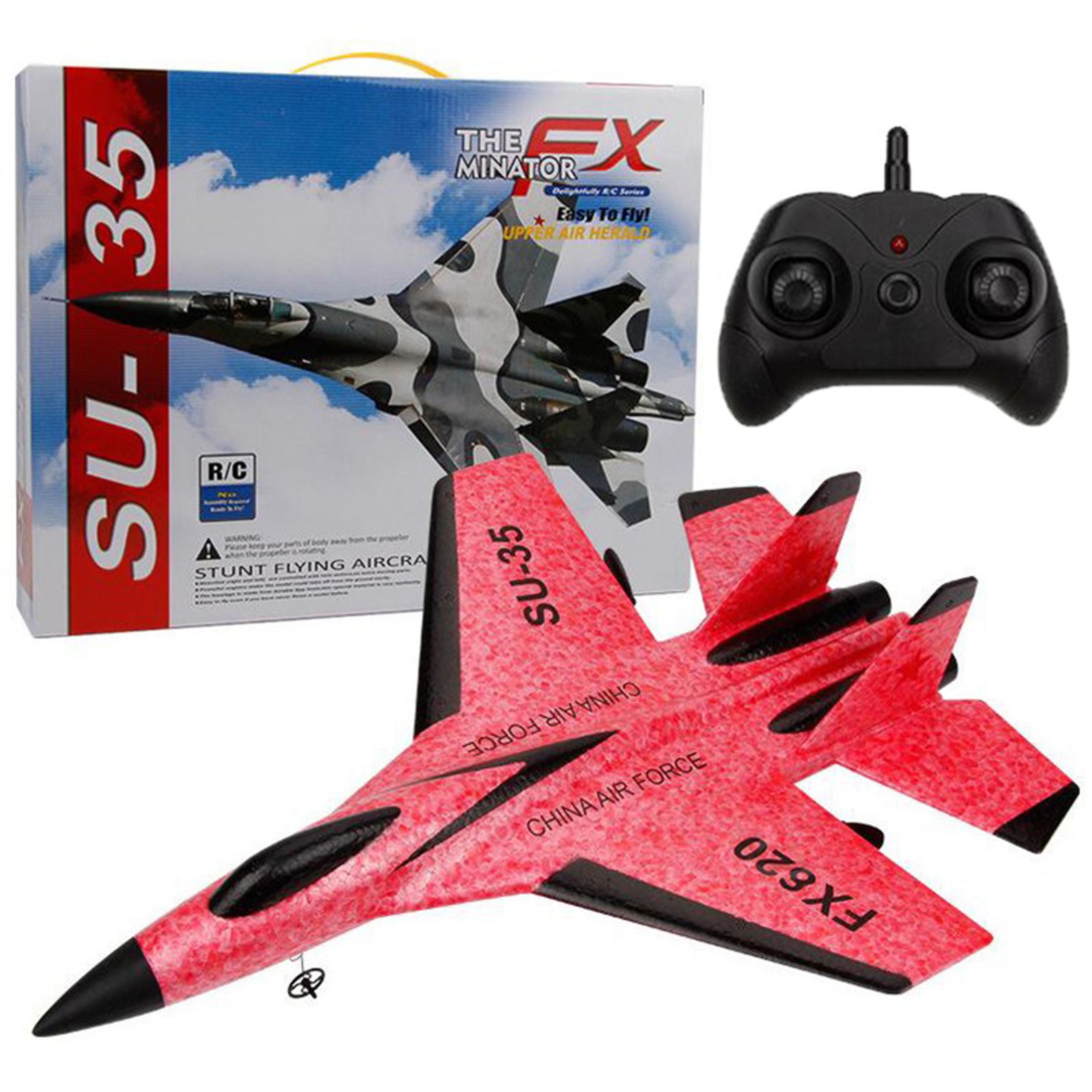 RC Foam Fighter Plane Remote Control EPP Glider Easy Fly Beginner Aircraft 3
