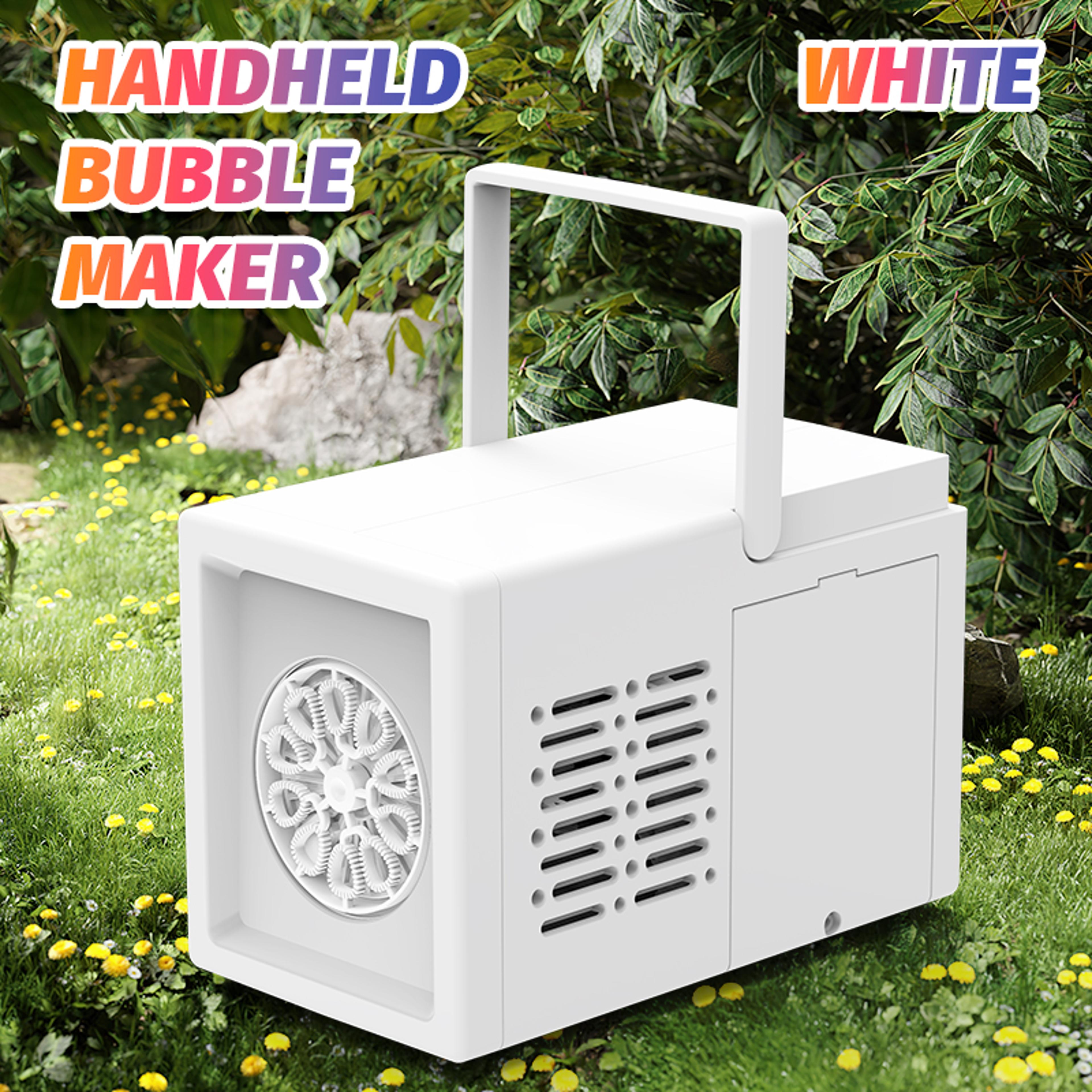 Electric Bubble Machine Handheld Bubble Blower Toy For Kids Outdoor Parties 6