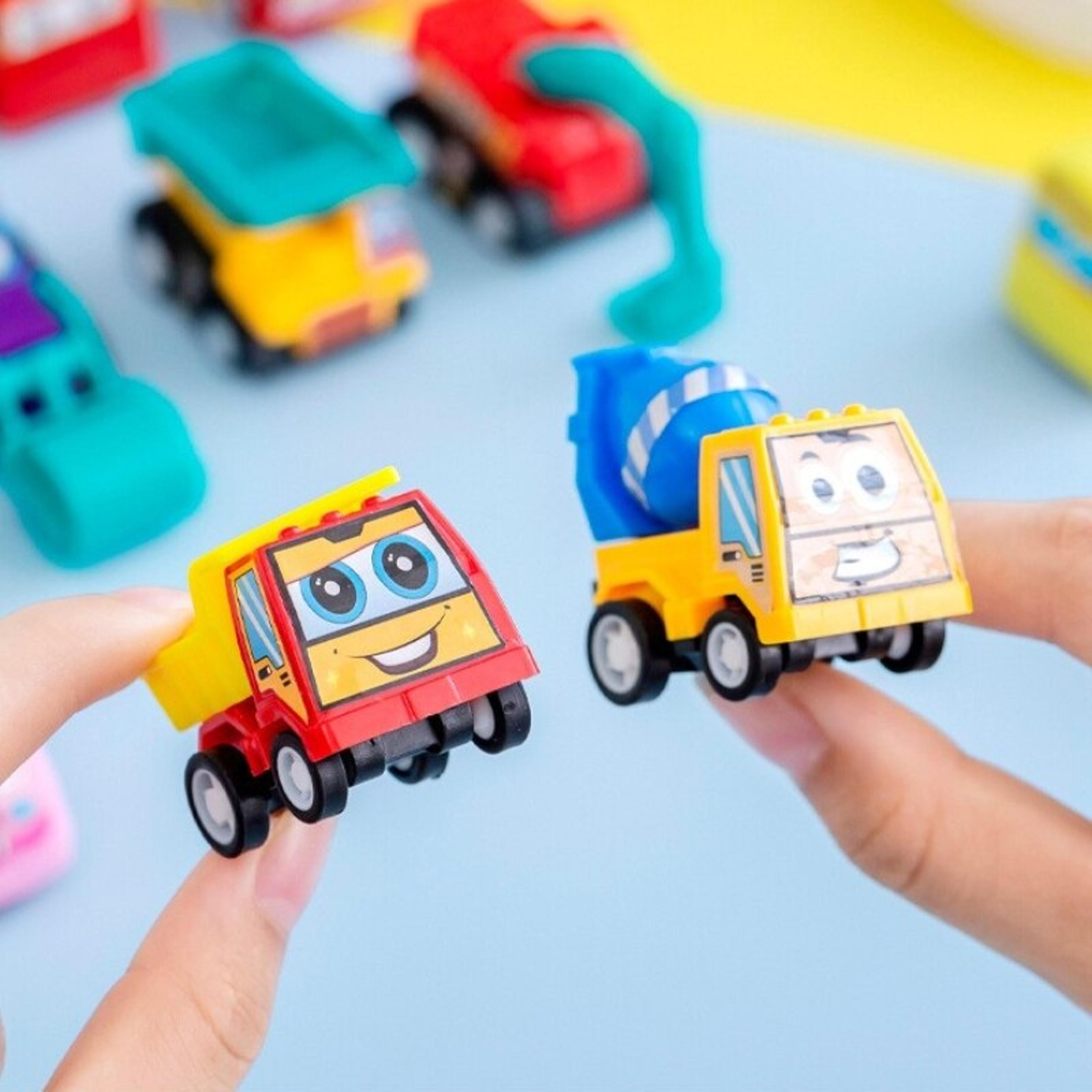 Kids Pull Back Construction Car Set Mini Engineering Vehicle Toy Set For Boys  Girls 2