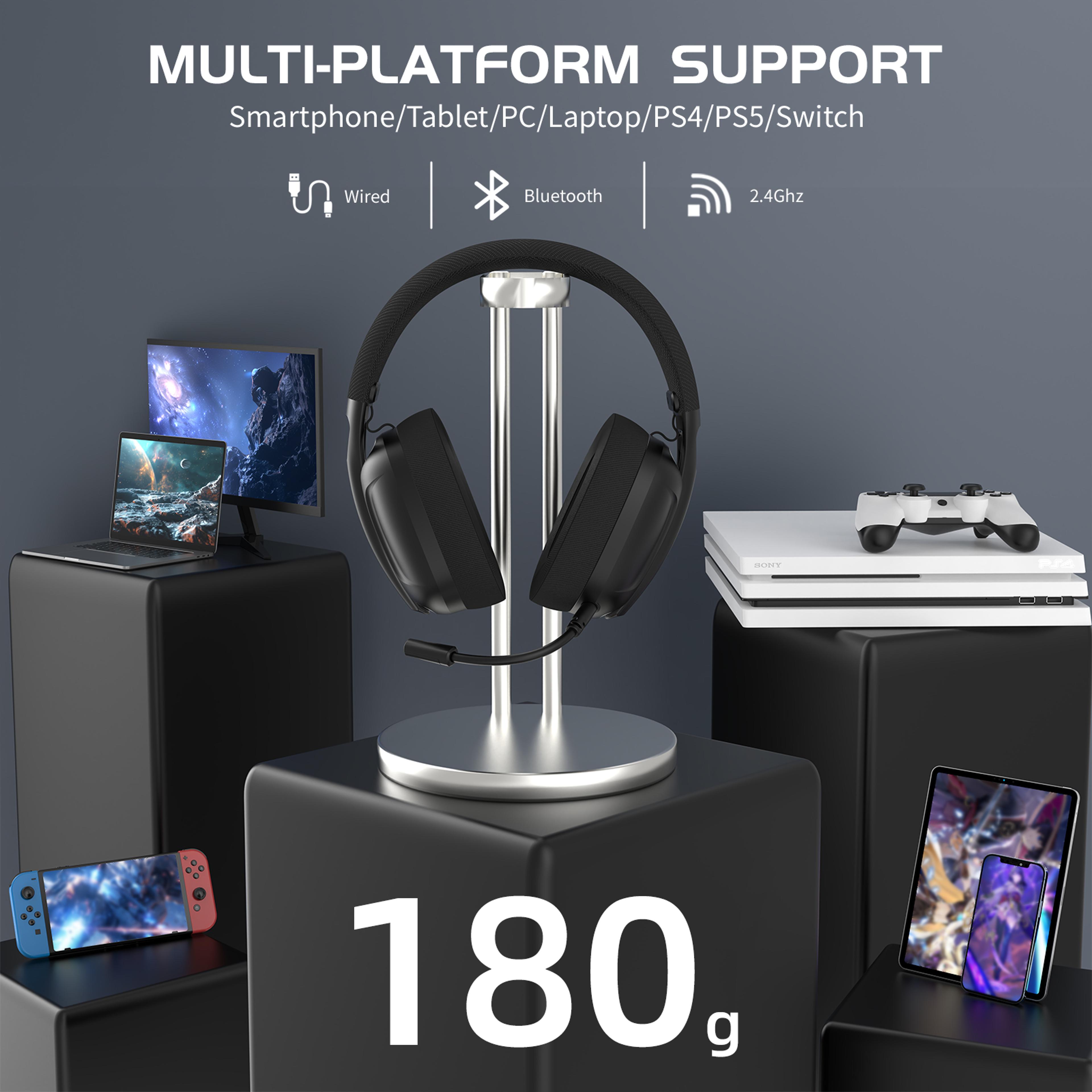 ATTACK SHARK Ultra Light Wireless Gaming Headset With Bluetooth  Wired Connectivity 1