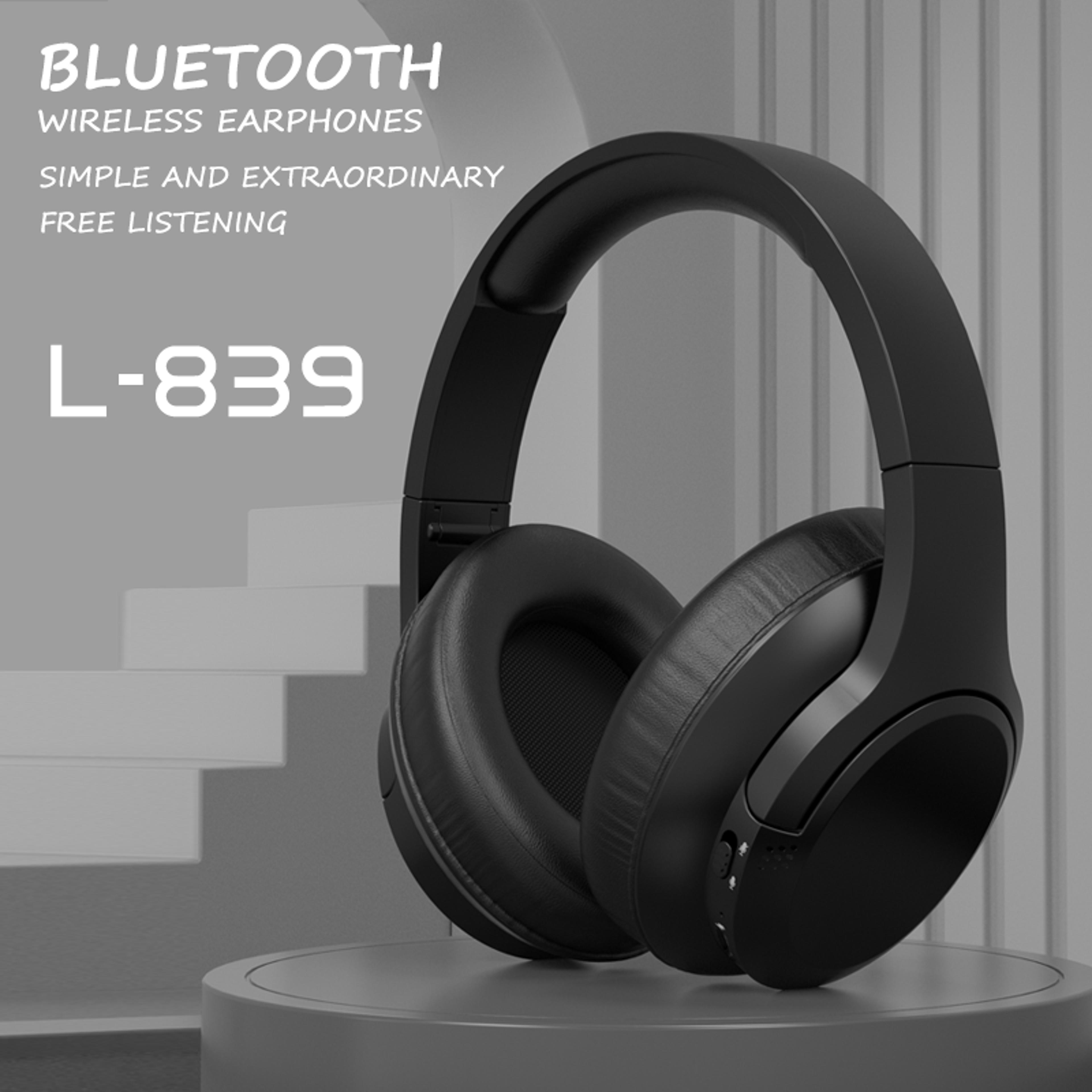LDON Foldable Bluetooth Gaming Headset With Mic  Deep Bass Wireless Audio 7