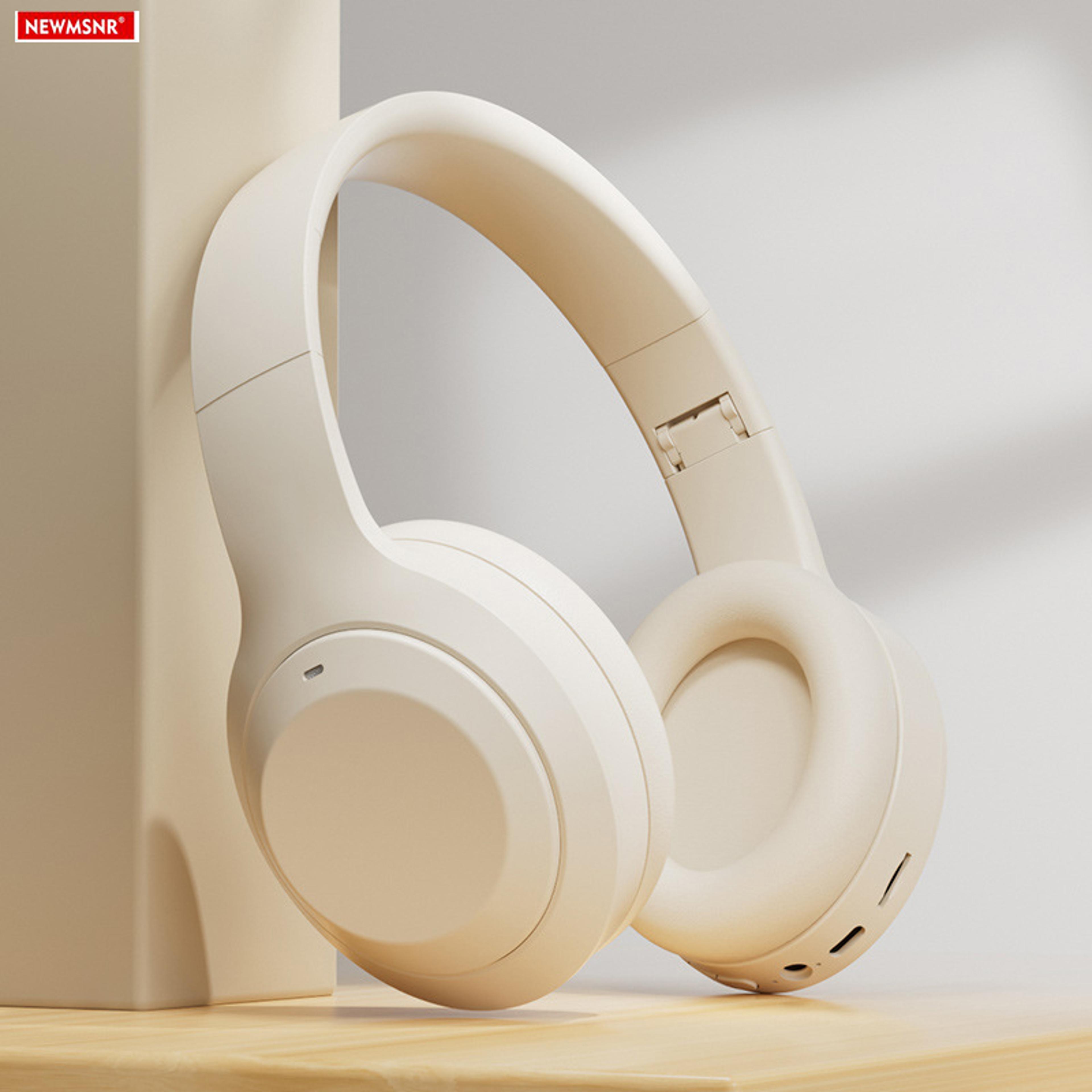 soundmax bluetooth over ear headphones with hifi stereo aux & tf music player