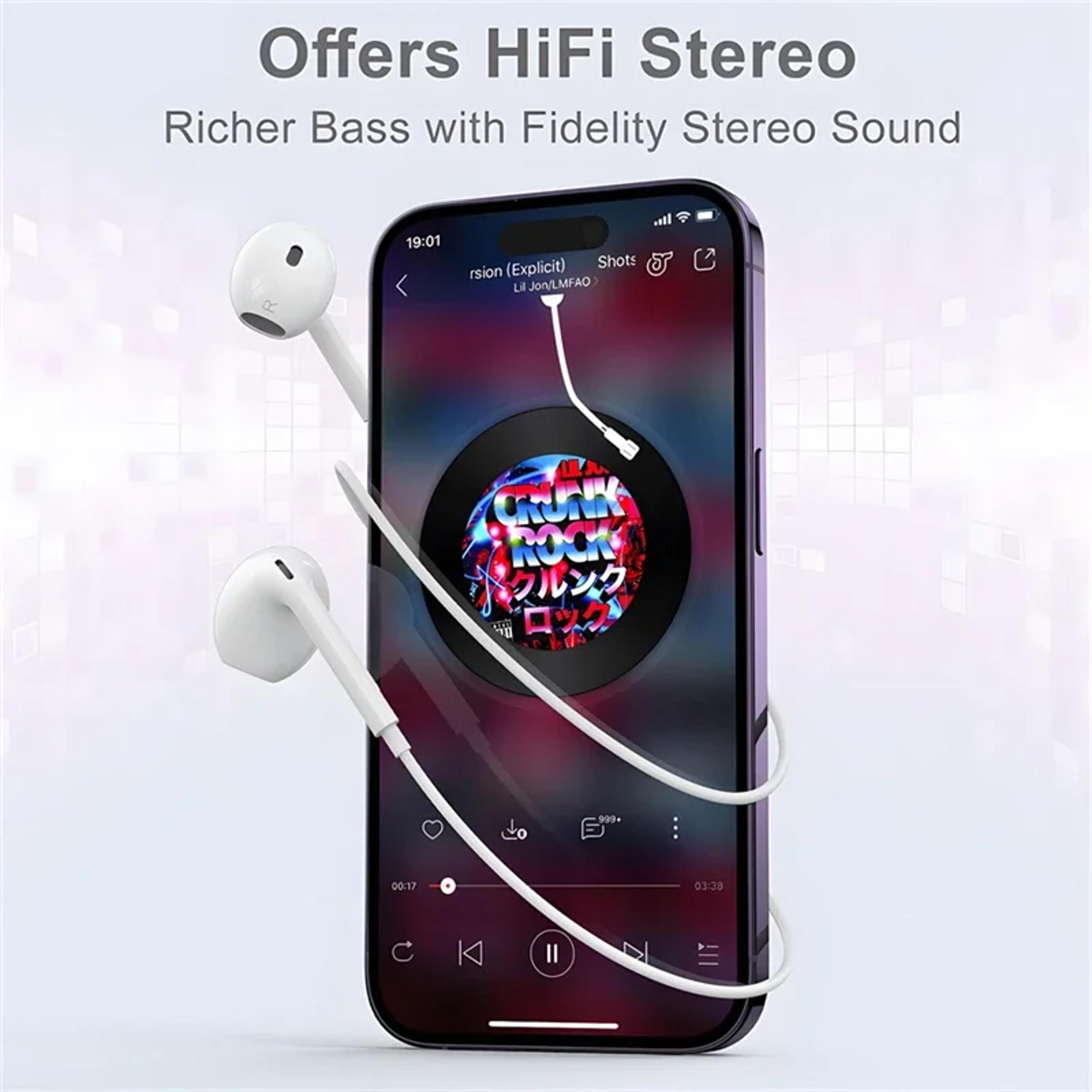 Type C Wired Earphones With HD Mic For Xiaomi Samsung Huawei USB C In Ear Headphones 2