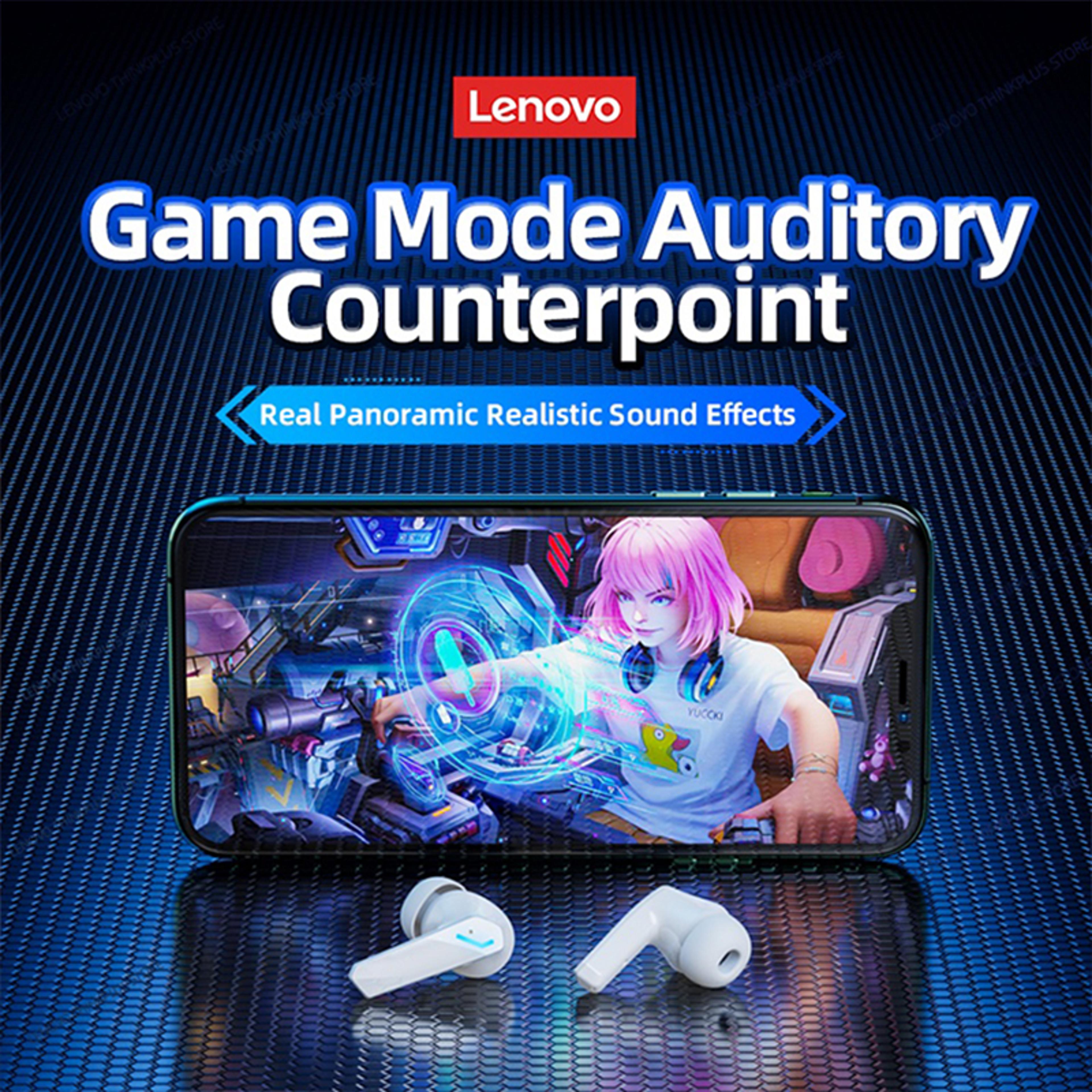 Lenovo Pro Bluetooth Gaming Earbuds With Low Latency Stereo Sound 3