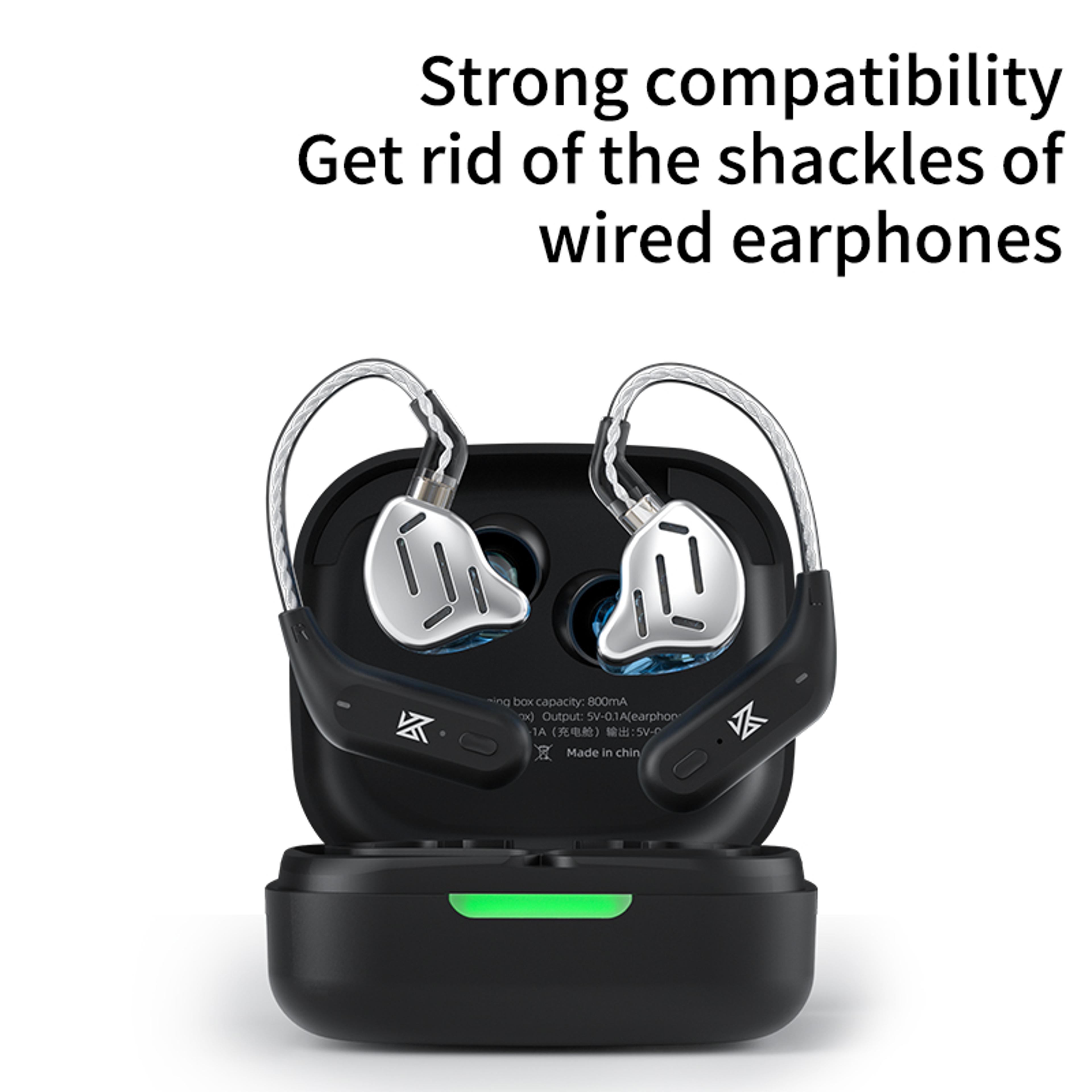Bluetooth Wireless IEM Adapter With Charging Case For HiFi Earphones 0
